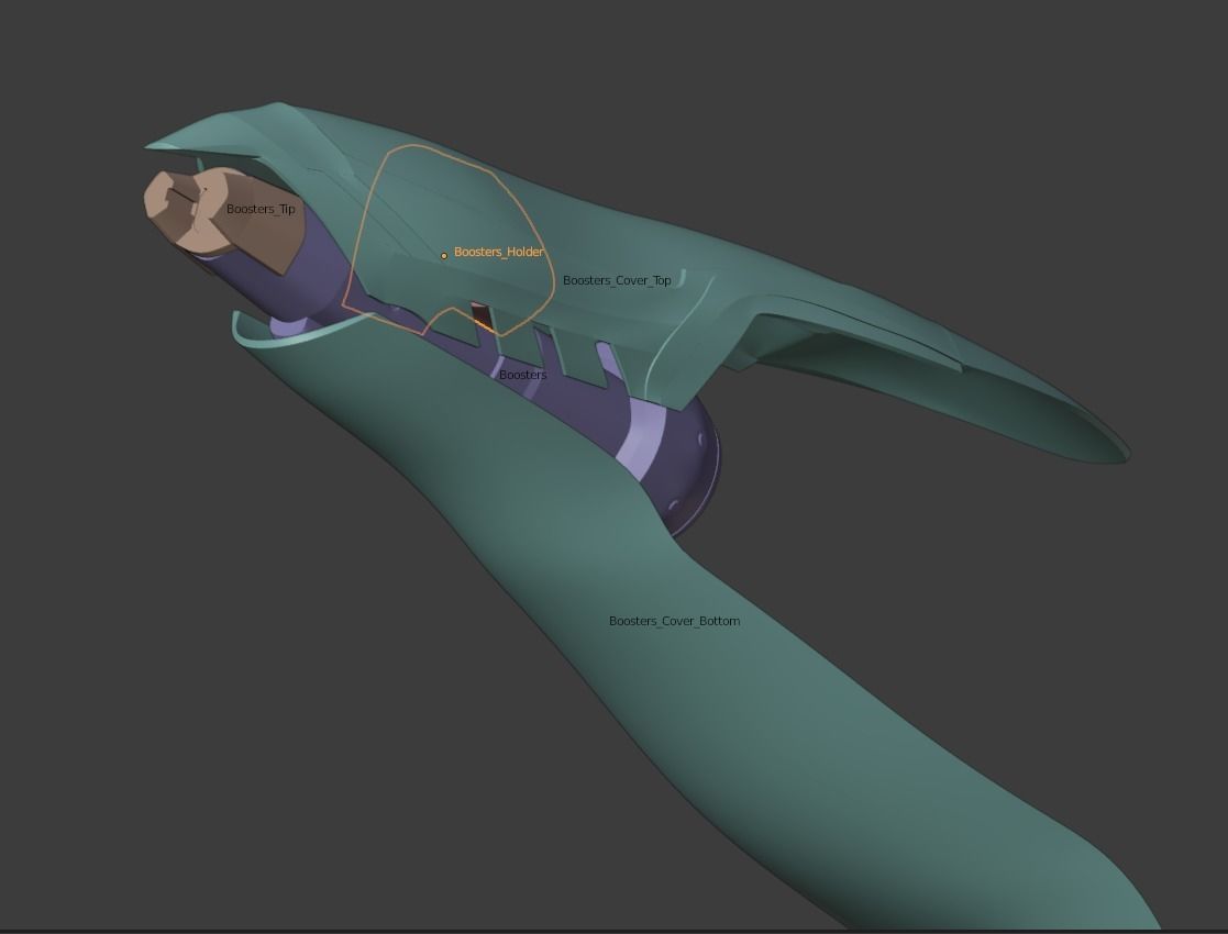 Ragnarok Ship from Final Fantasy VIII 3D print model_85