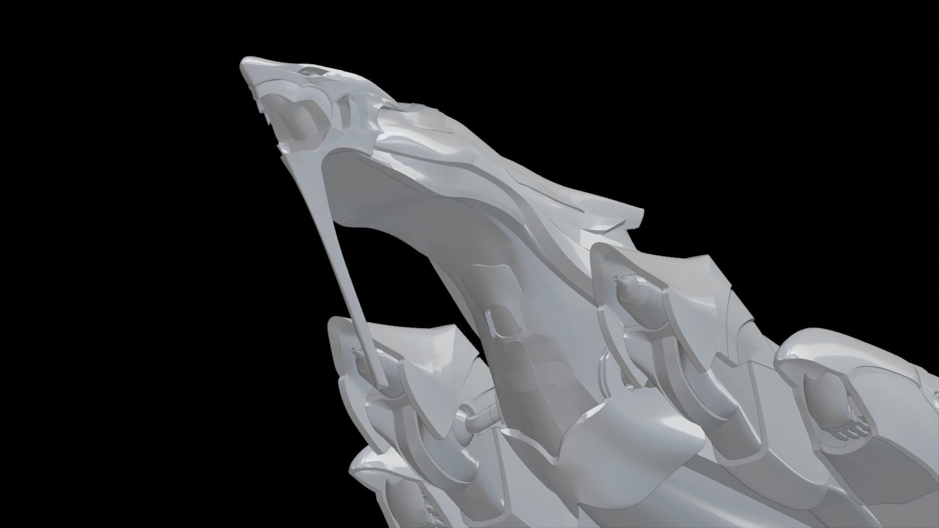 Ragnarok Ship from Final Fantasy VIII 3D print model_3