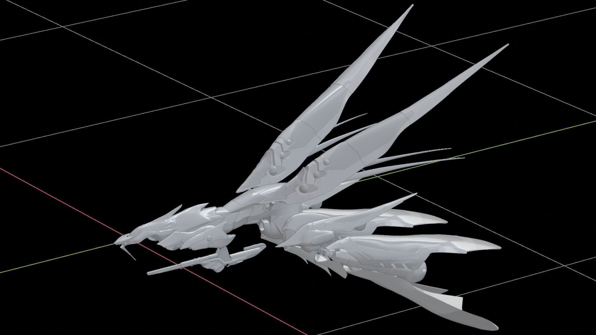 Ragnarok Ship from Final Fantasy VIII 3D print model_7