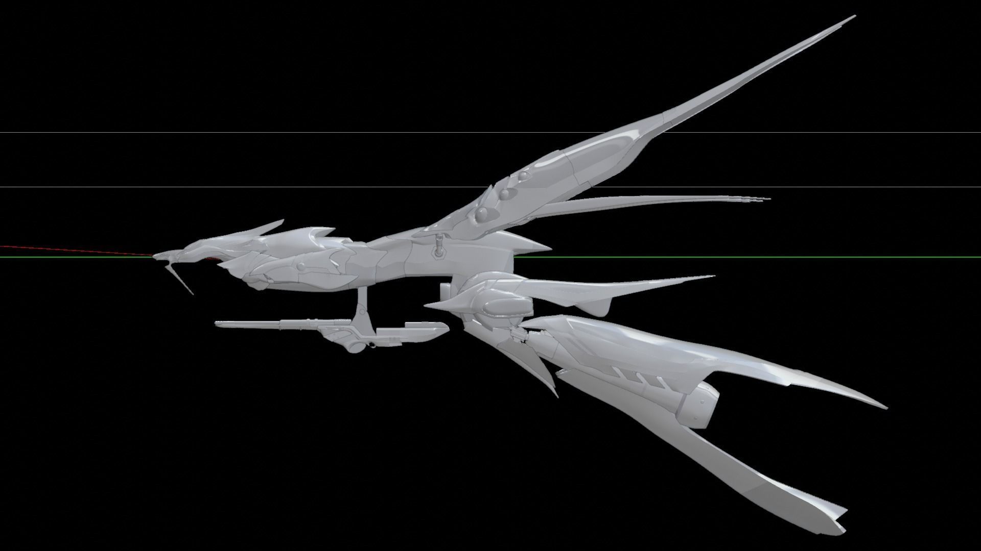 Ragnarok Ship from Final Fantasy VIII 3D print model_8