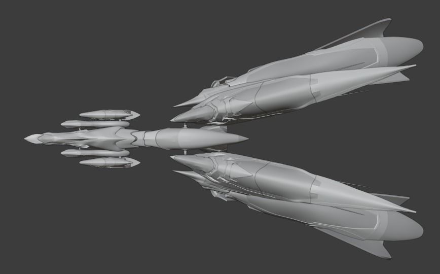 Ragnarok Ship from Final Fantasy VIII 3D print model_9