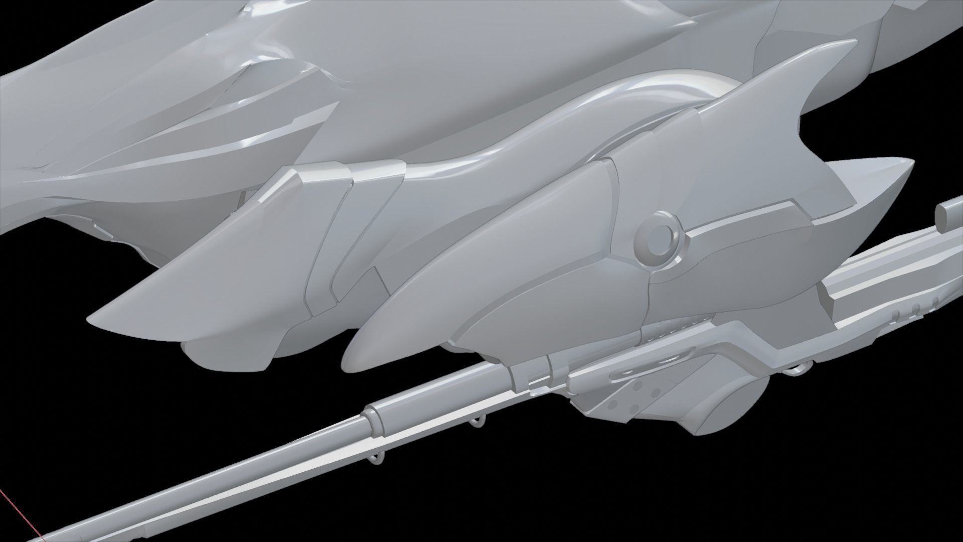 Ragnarok Ship from Final Fantasy VIII 3D print model_5