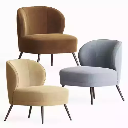 Kitts Chair Flax Linen Arteriors