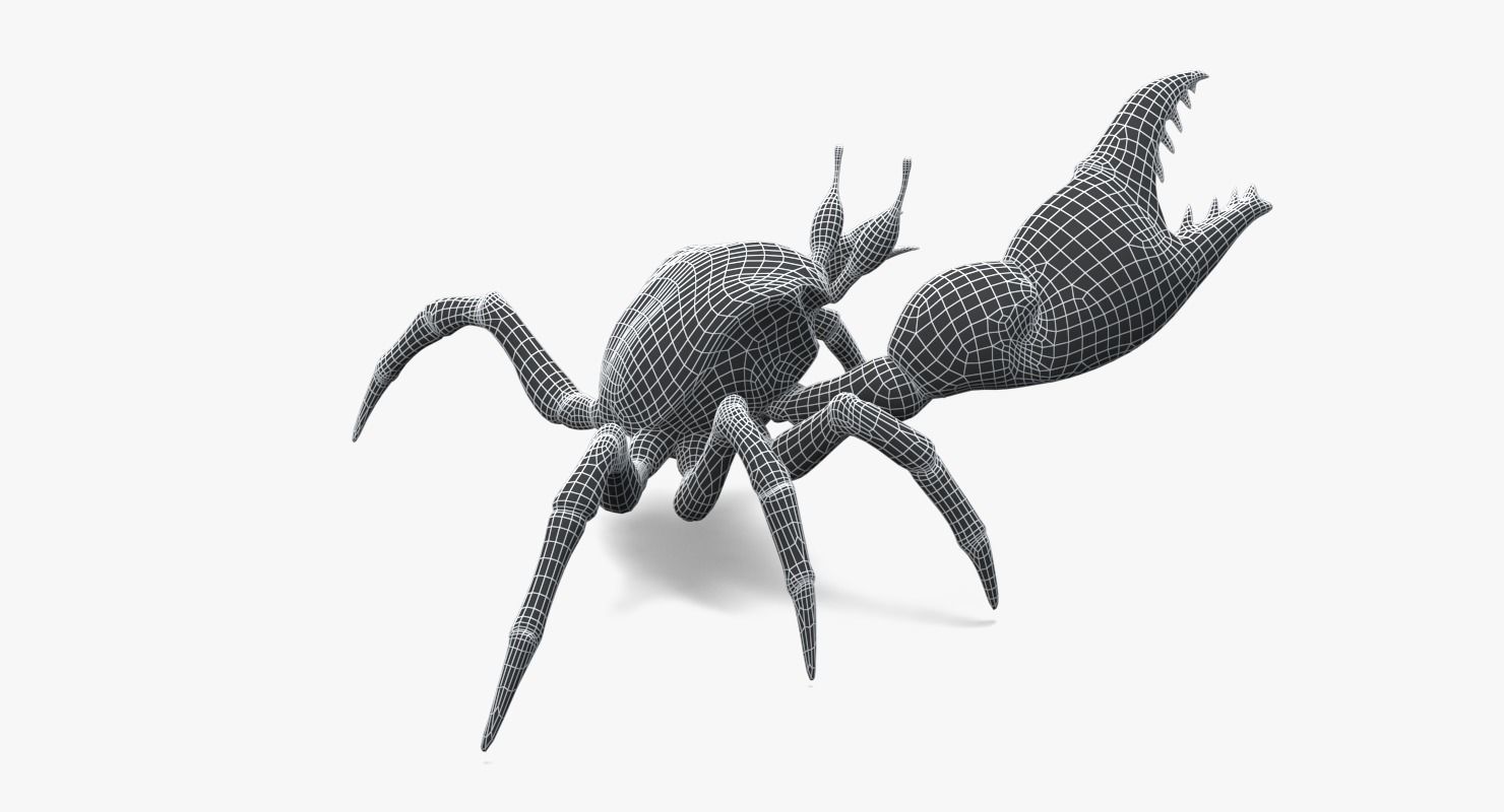 Fiddler Crab Low-poly 3D model_18