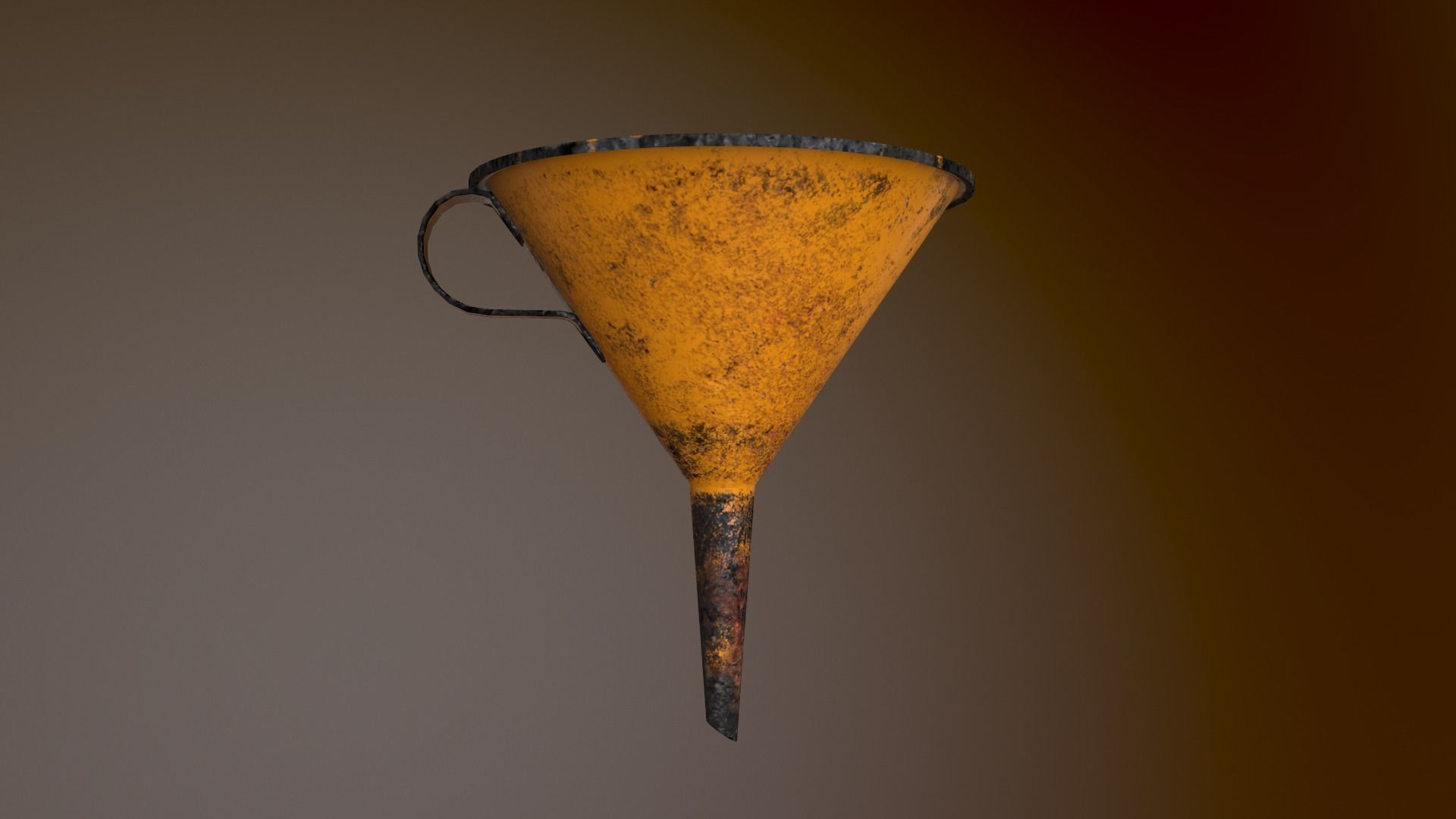 Funnel V2 Low-poly 3D model_11