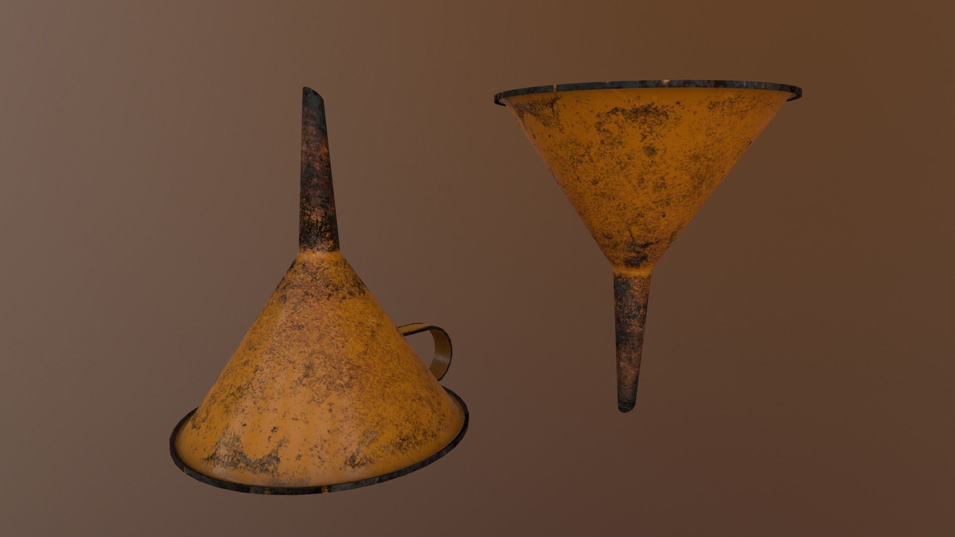 Funnel V2 Low-poly 3D model_34