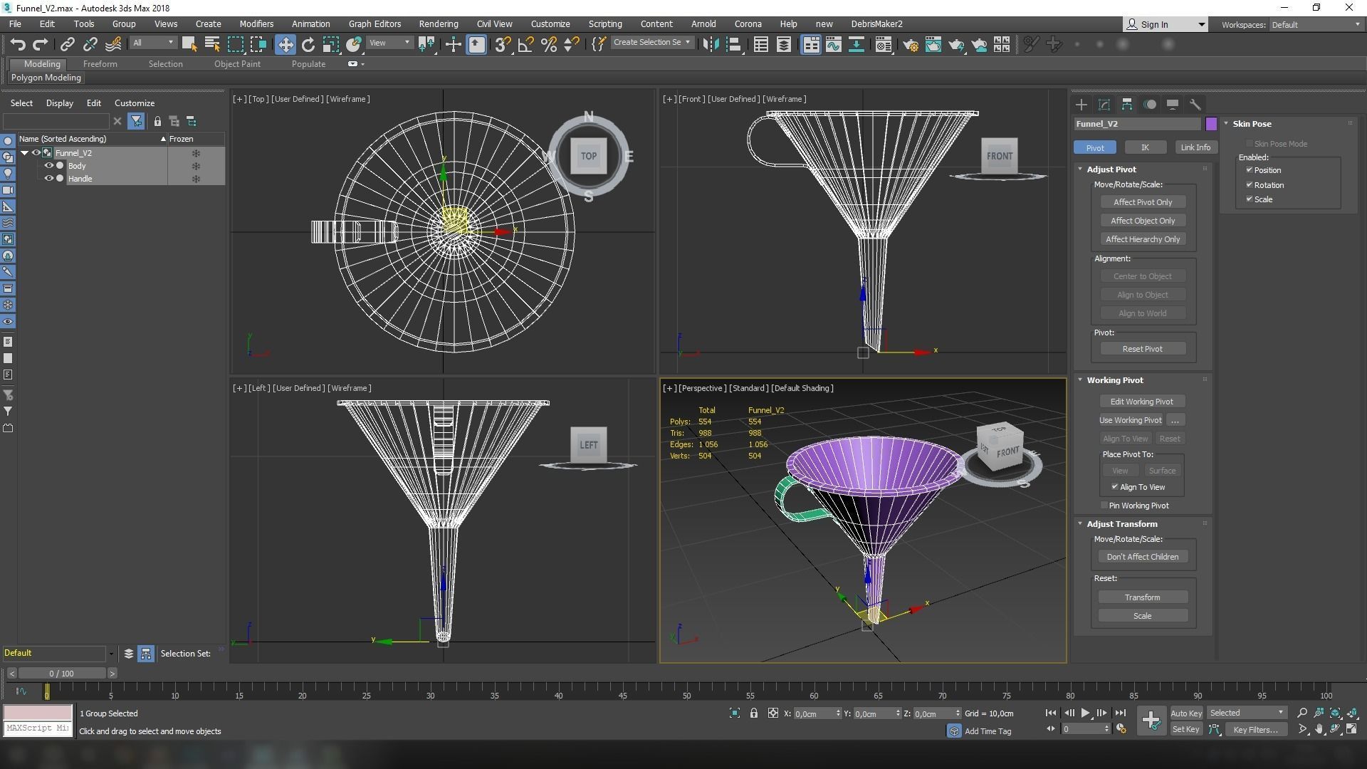 Funnel V2 Low-poly 3D model_58