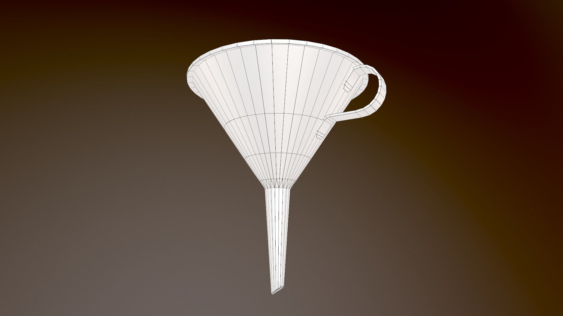 Funnel V2 Low-poly 3D model_40
