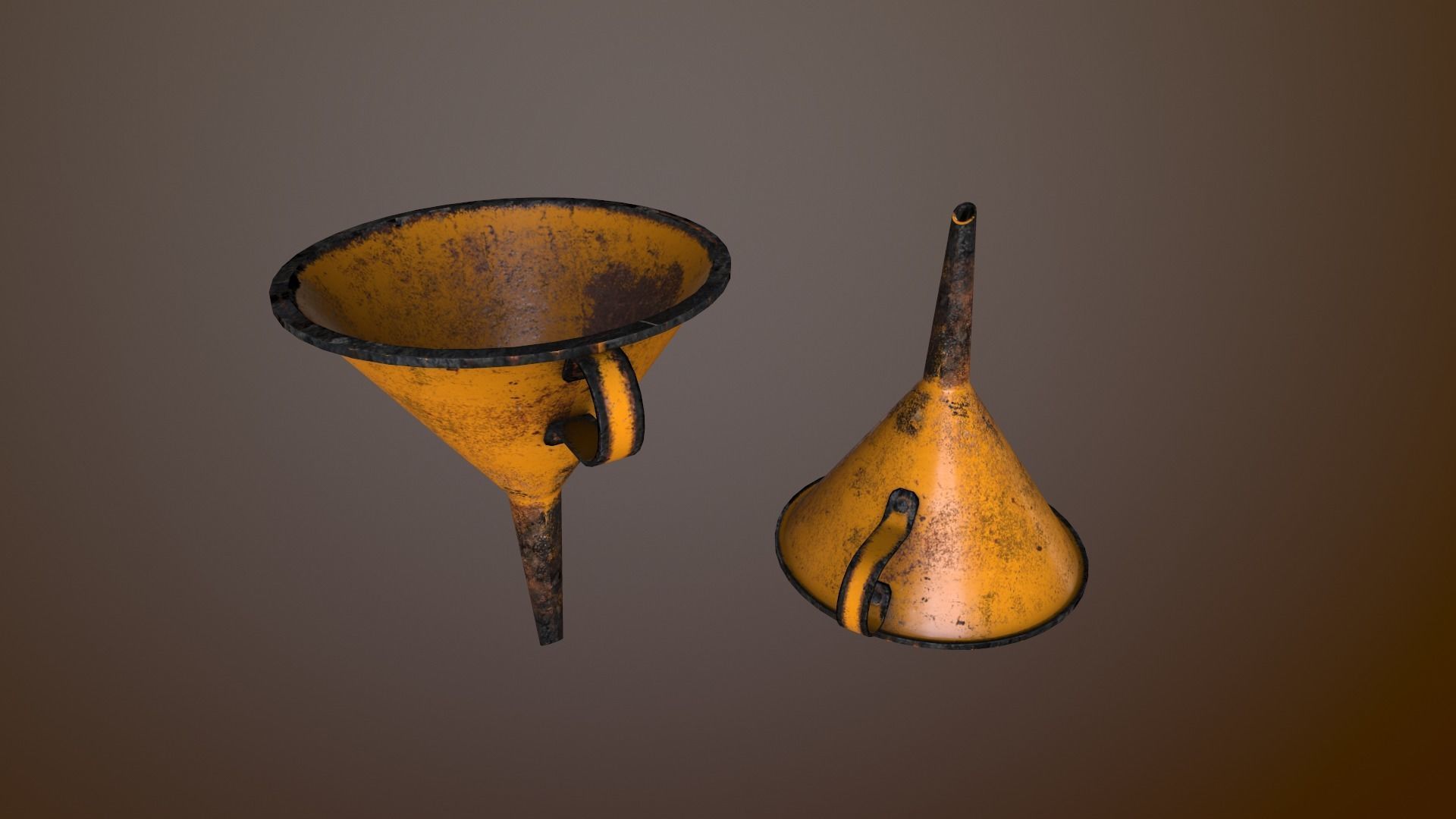 Funnel V2 Low-poly 3D model_0