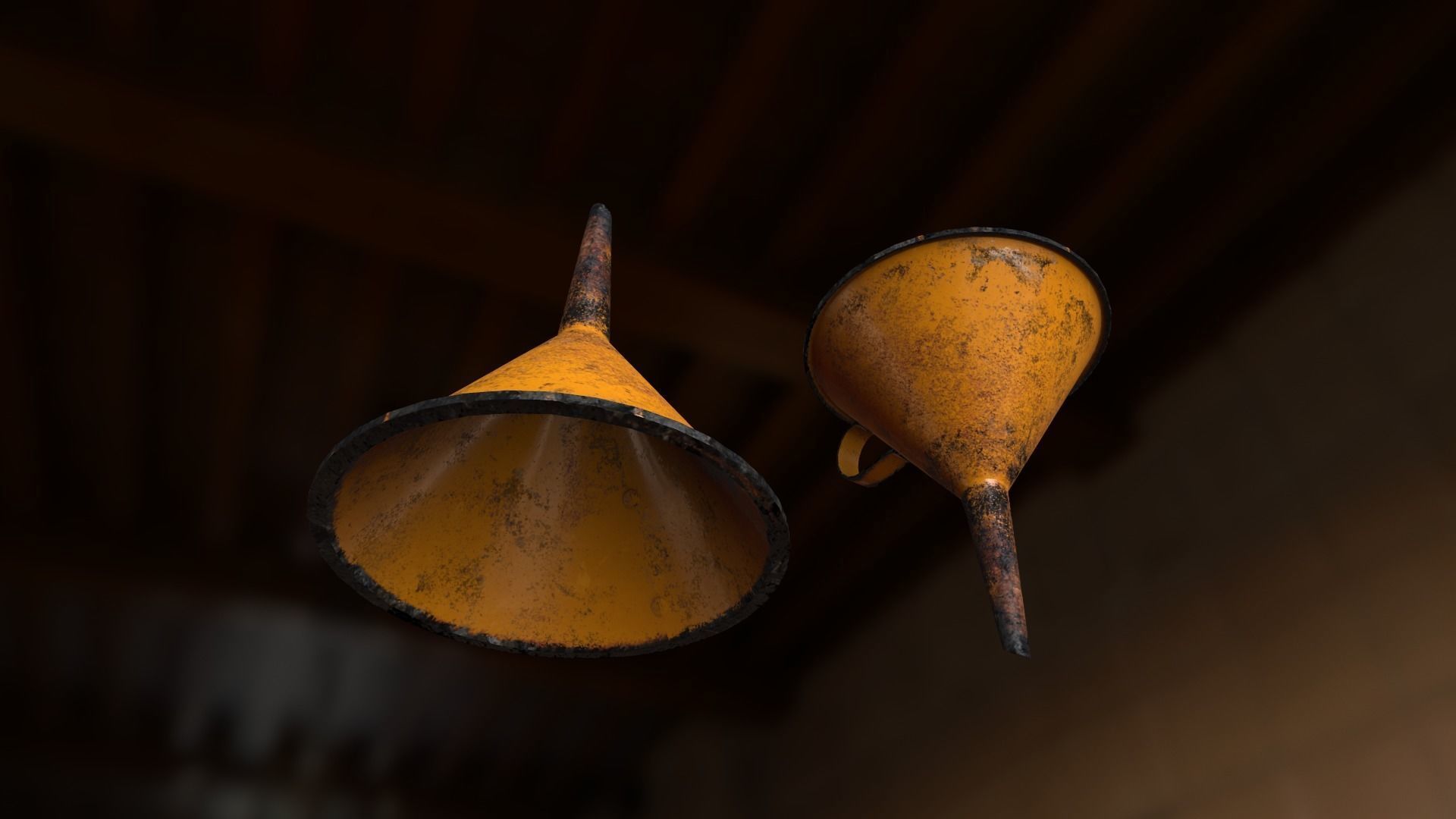 Funnel V2 Low-poly 3D model_7