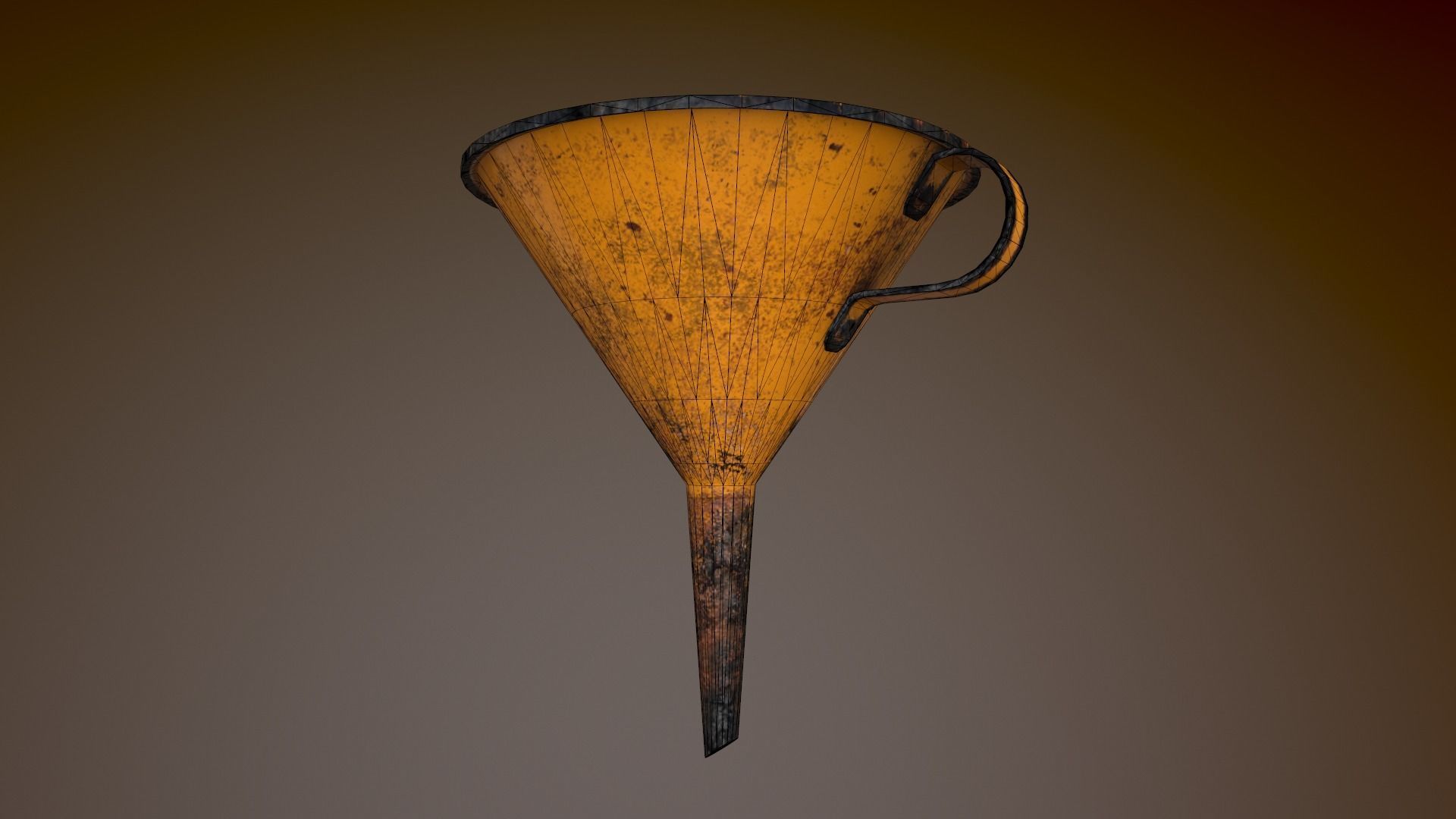 Funnel V2 Low-poly 3D model_46
