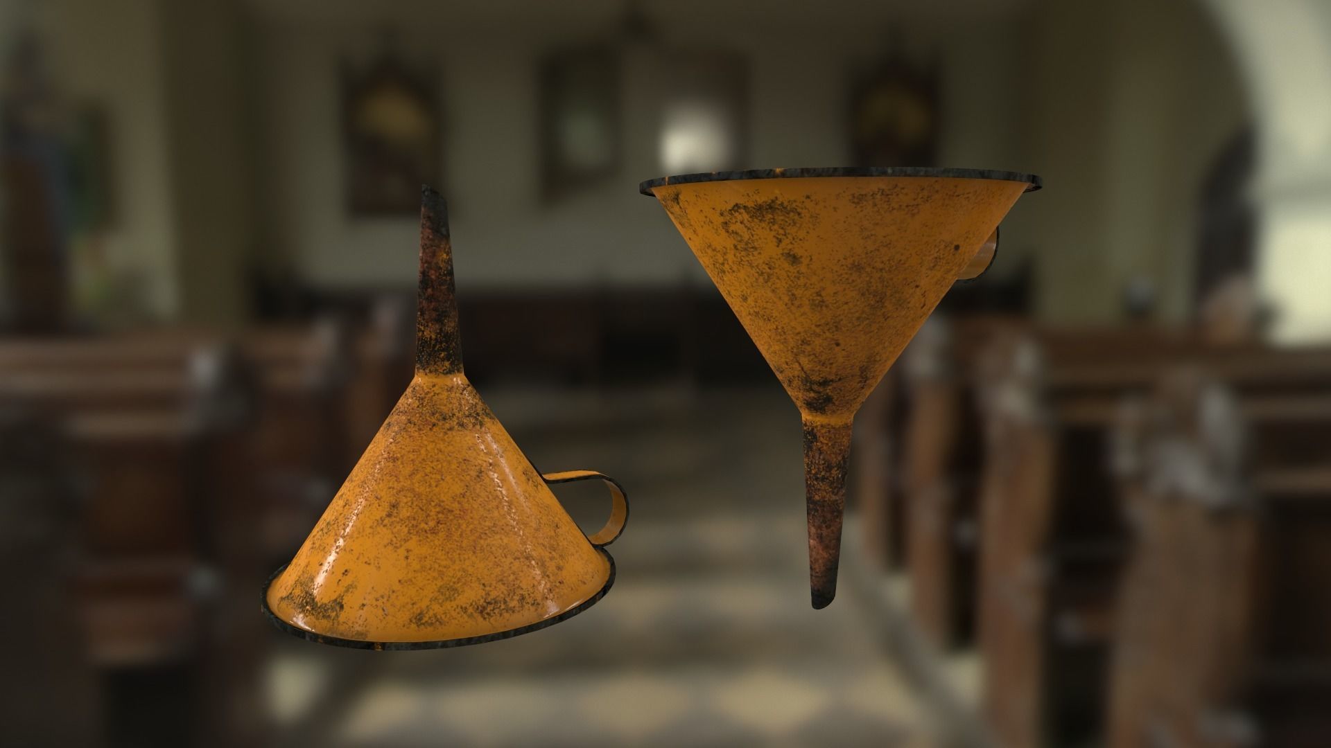 Funnel V2 Low-poly 3D model_18