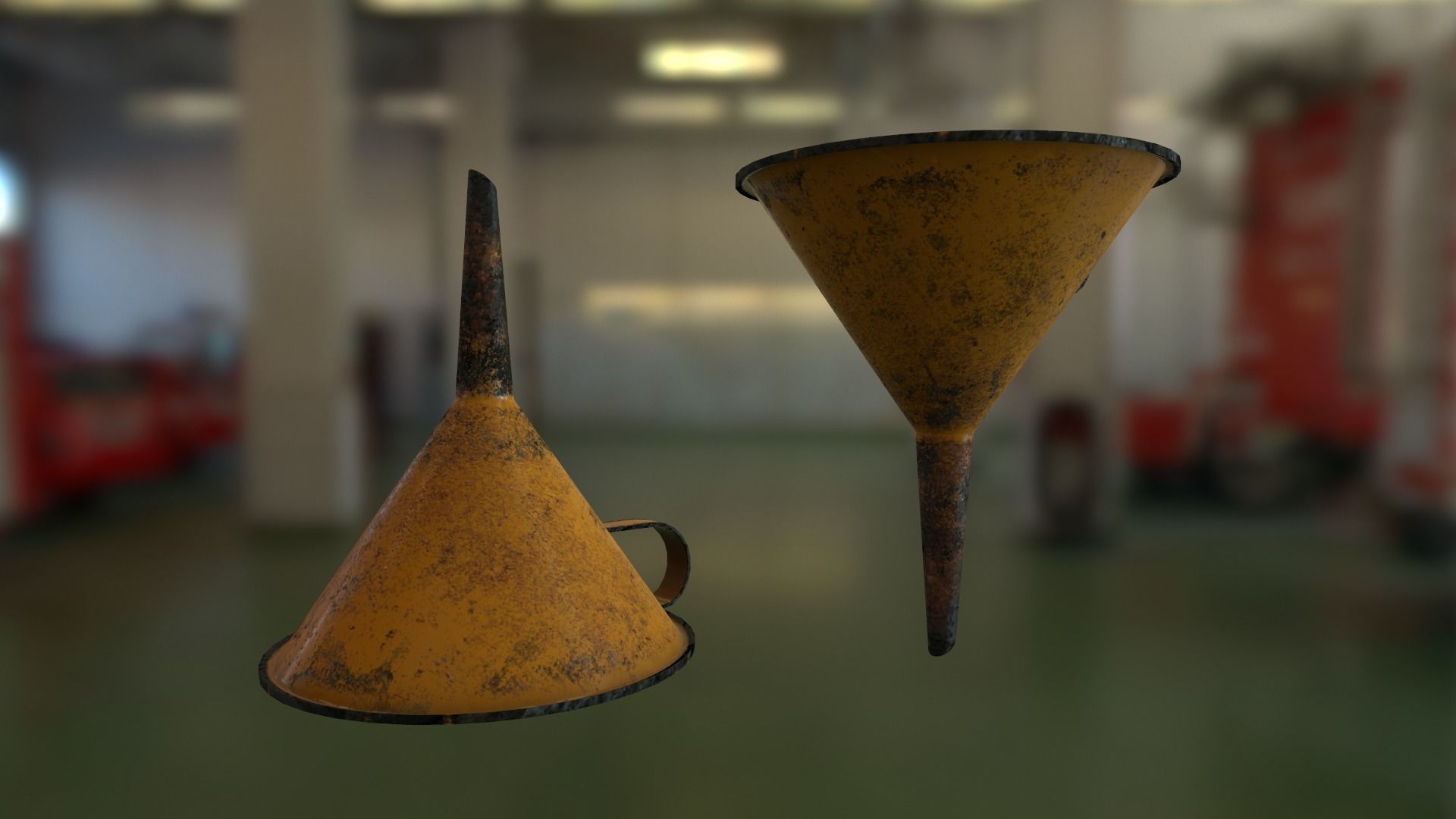Funnel V2 Low-poly 3D model_21