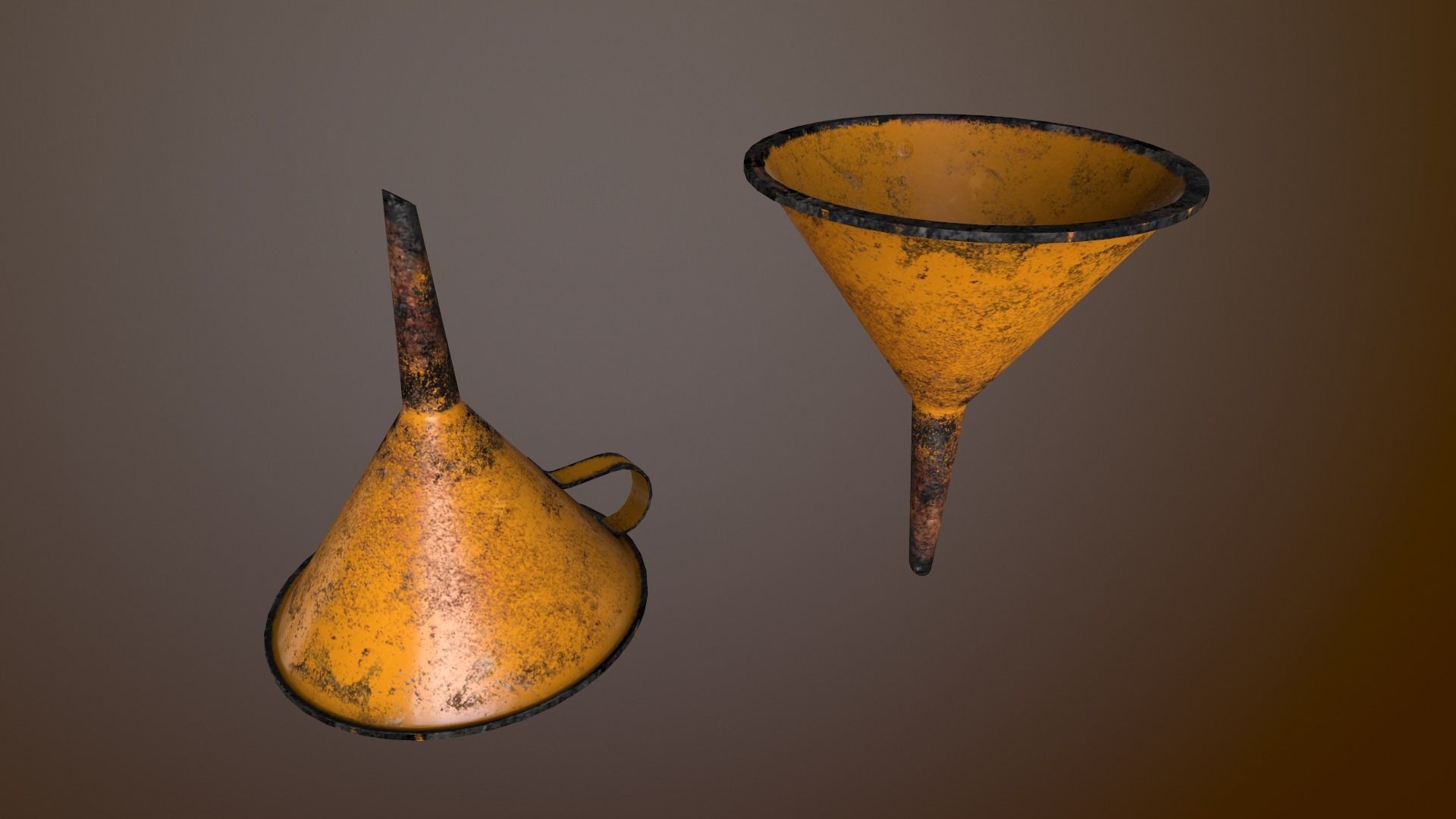 Funnel V2 Low-poly 3D model_6