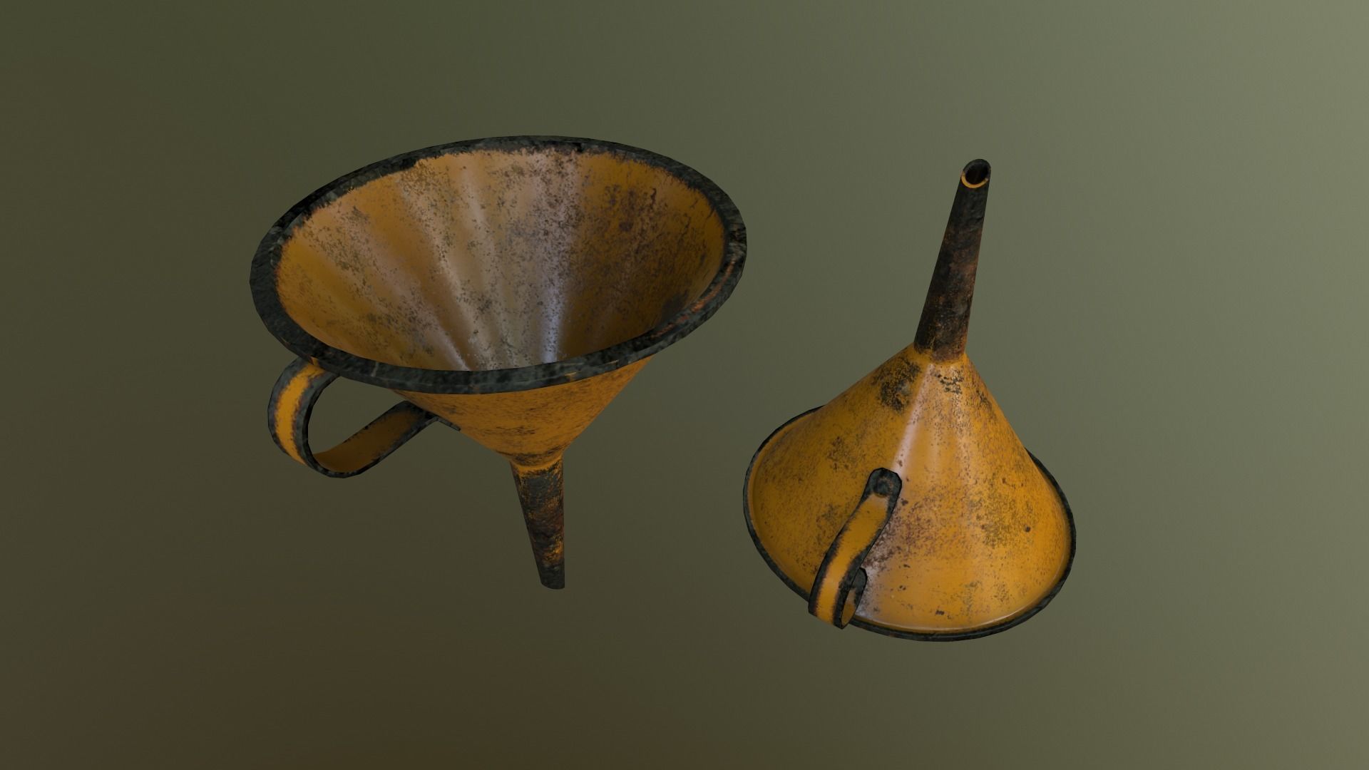 Funnel V2 Low-poly 3D model_30