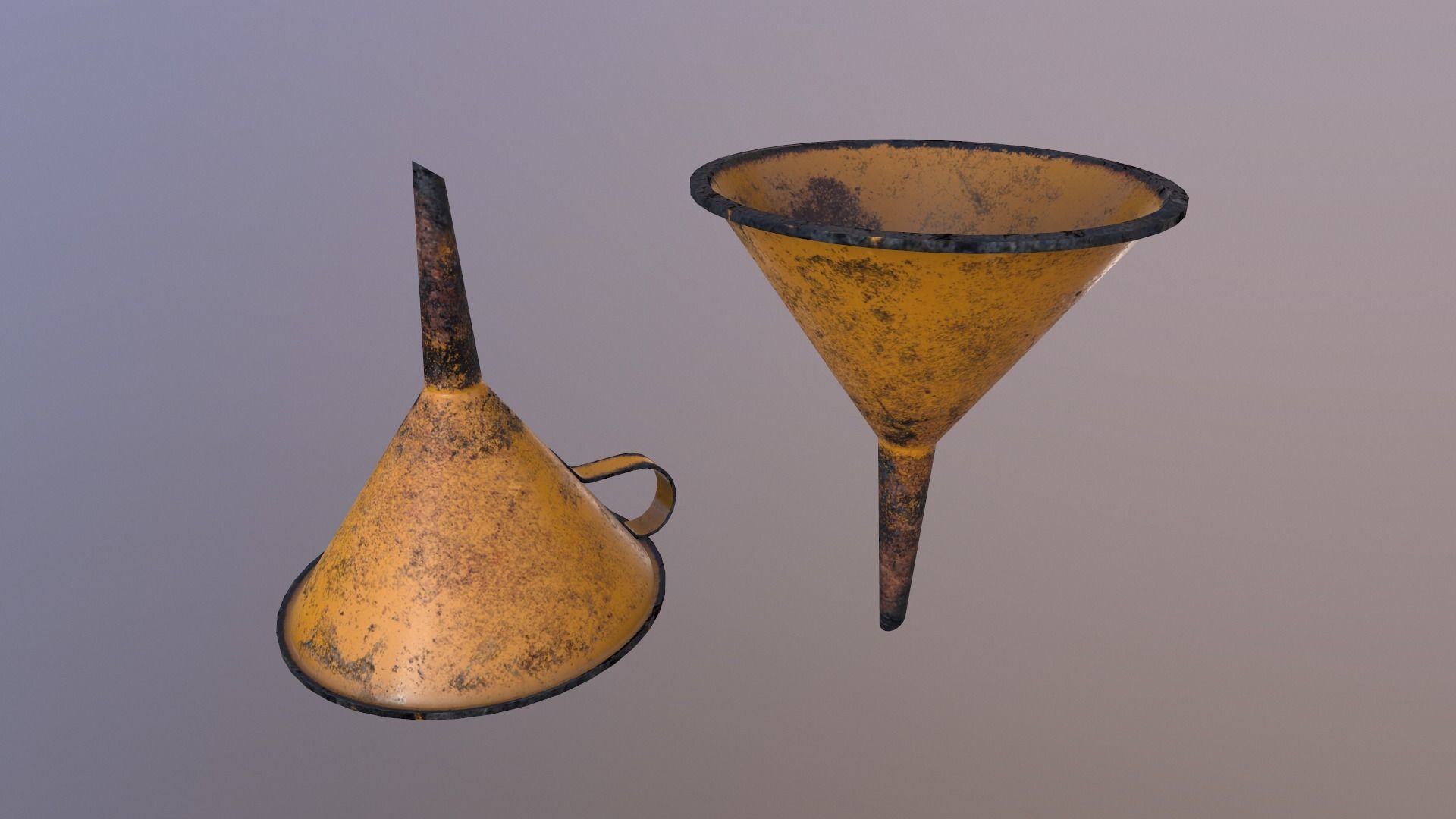 Funnel V2 Low-poly 3D model_1