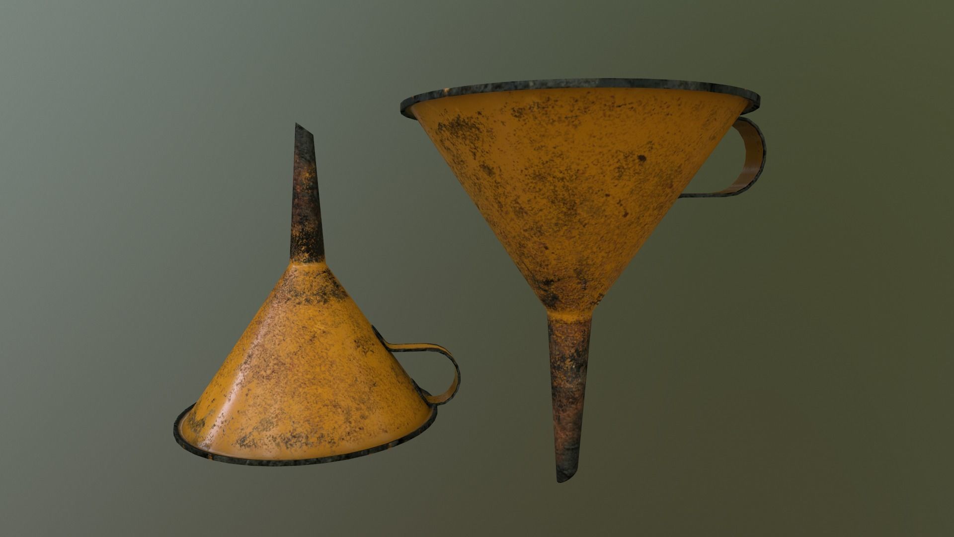 Funnel V2 Low-poly 3D model_29