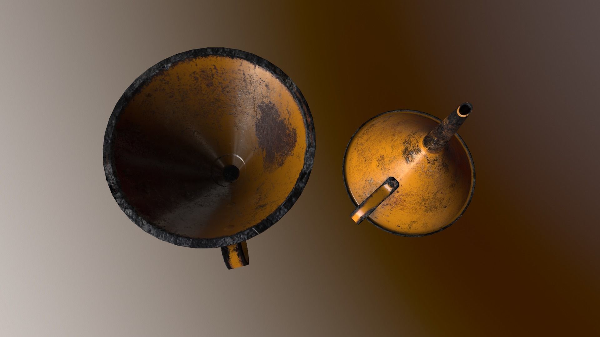 Funnel V2 Low-poly 3D model_5