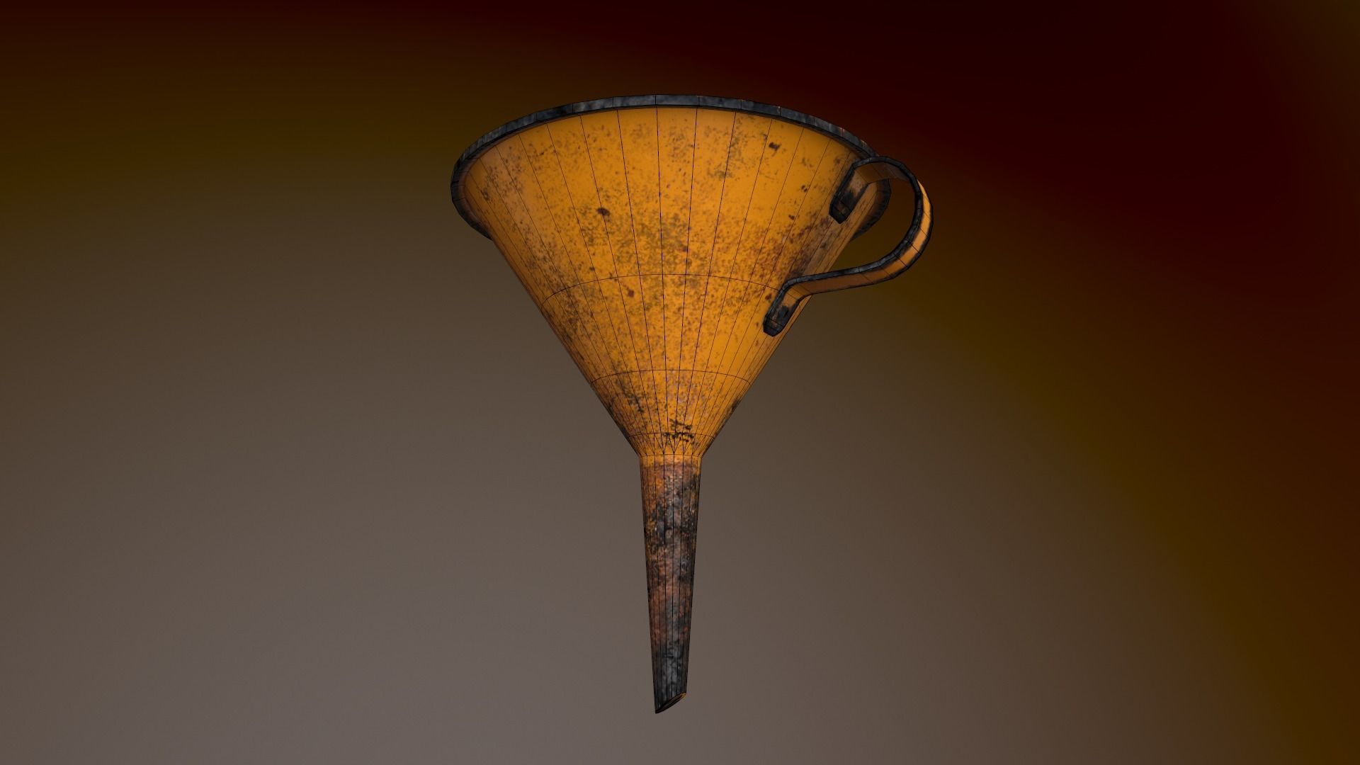 Funnel V2 Low-poly 3D model_39