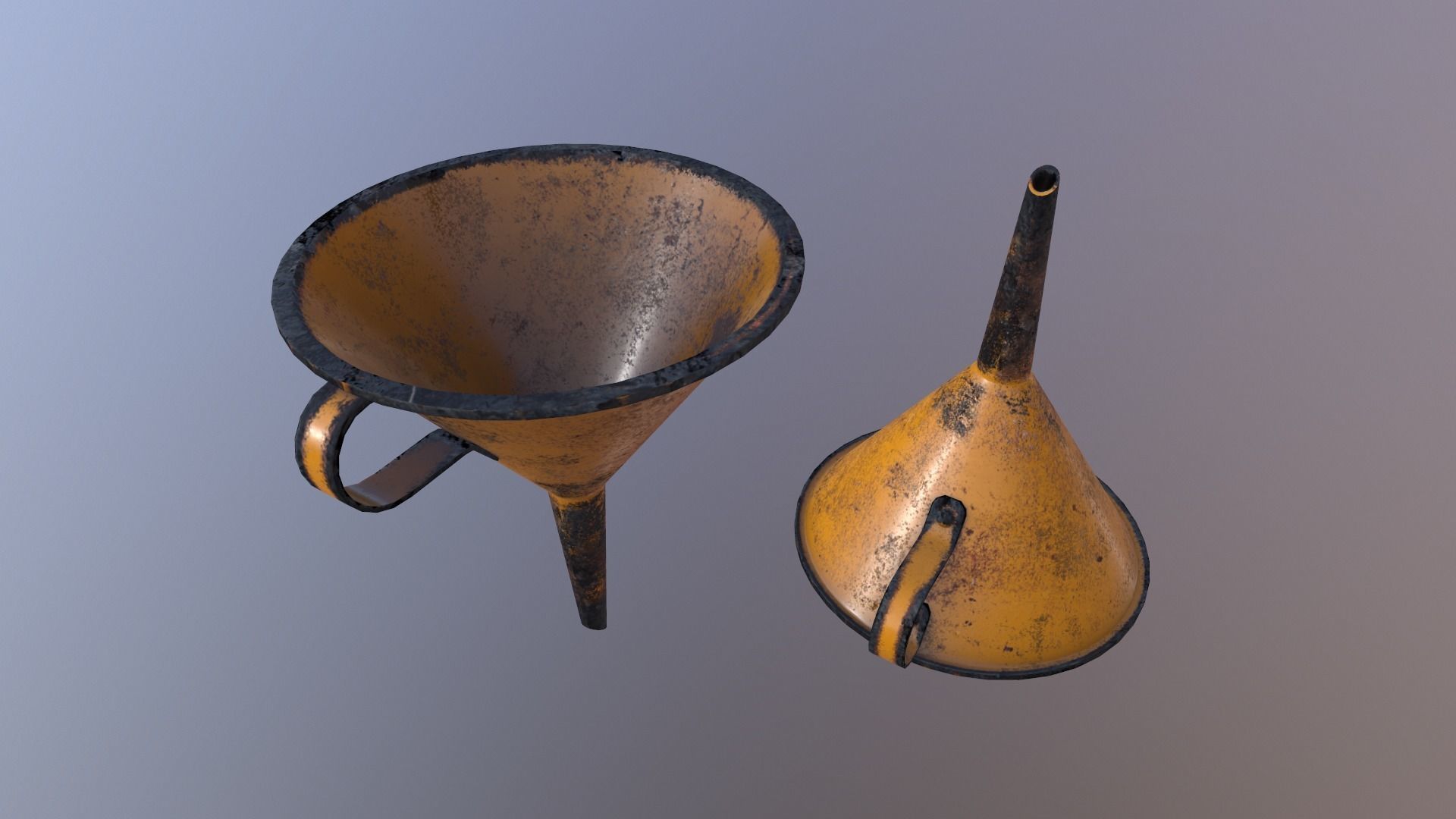 Funnel V2 Low-poly 3D model_13