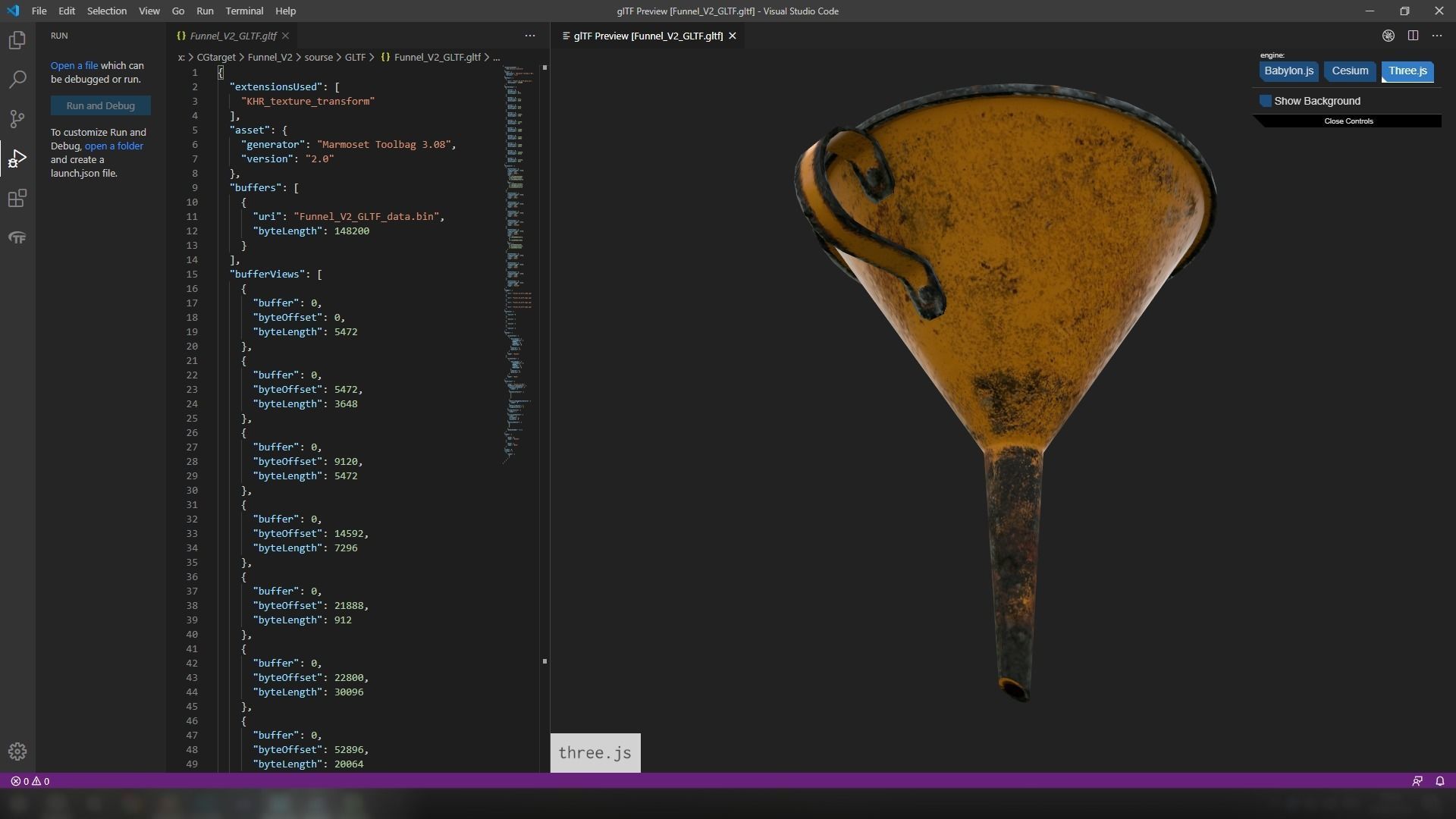 Funnel V2 Low-poly 3D model_61