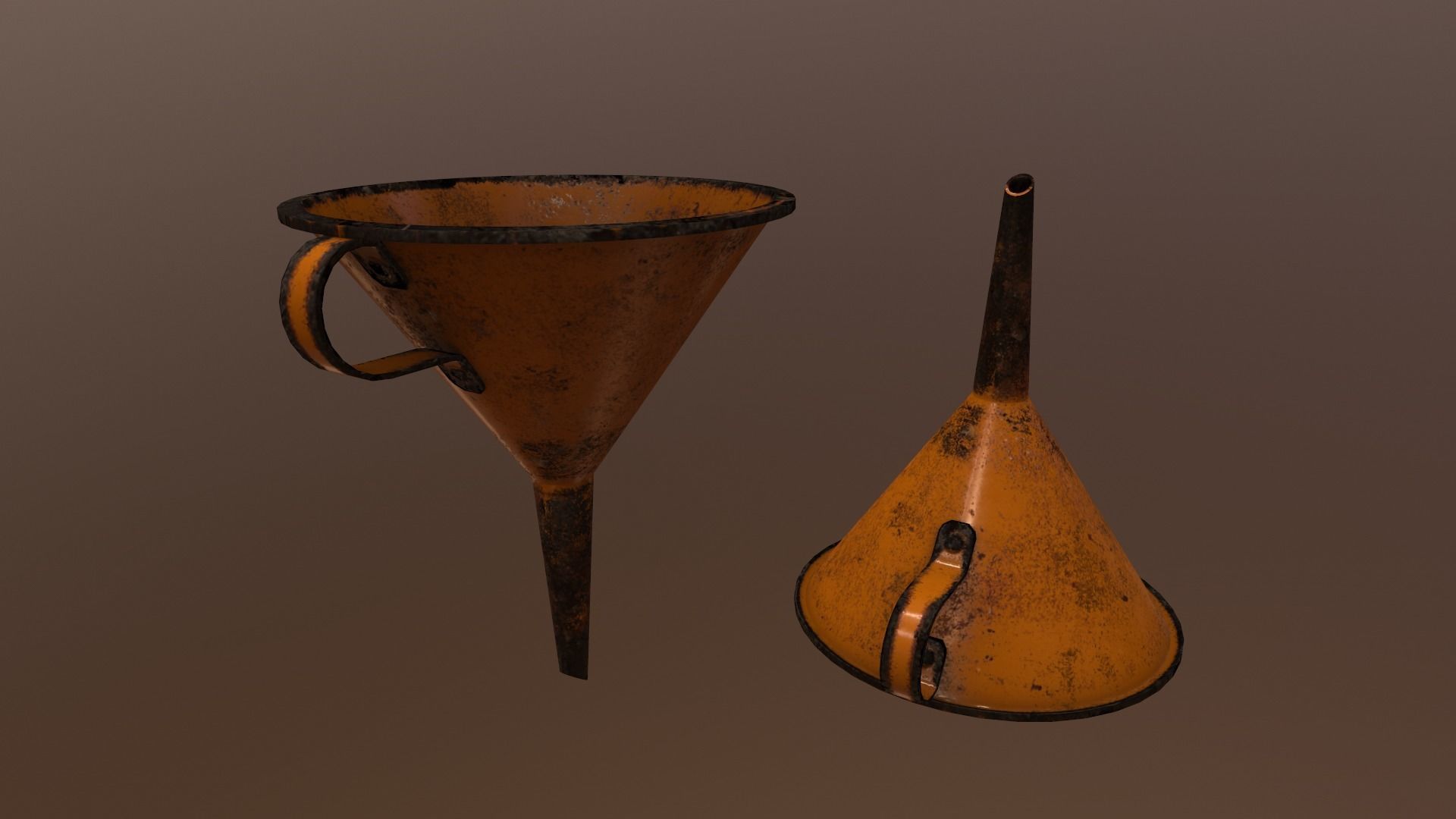 Funnel V2 Low-poly 3D model_26