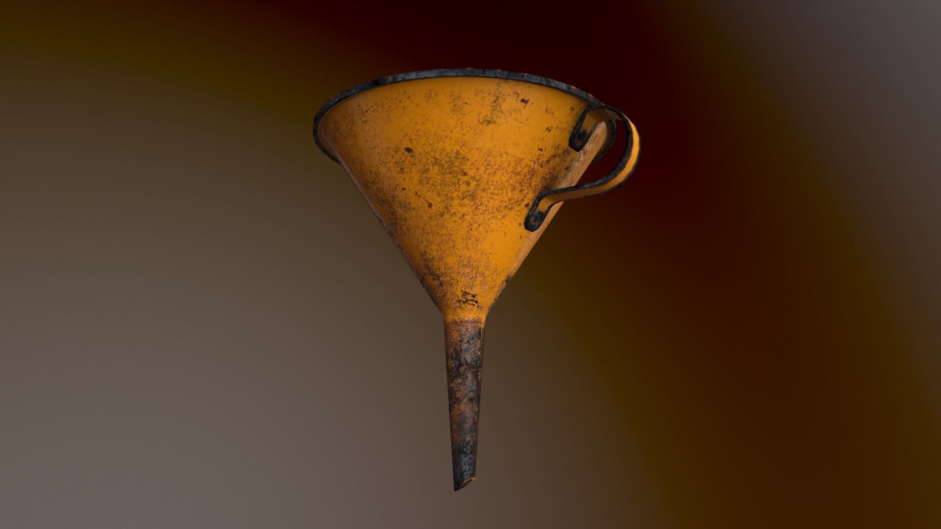 Funnel V2 Low-poly 3D model_8