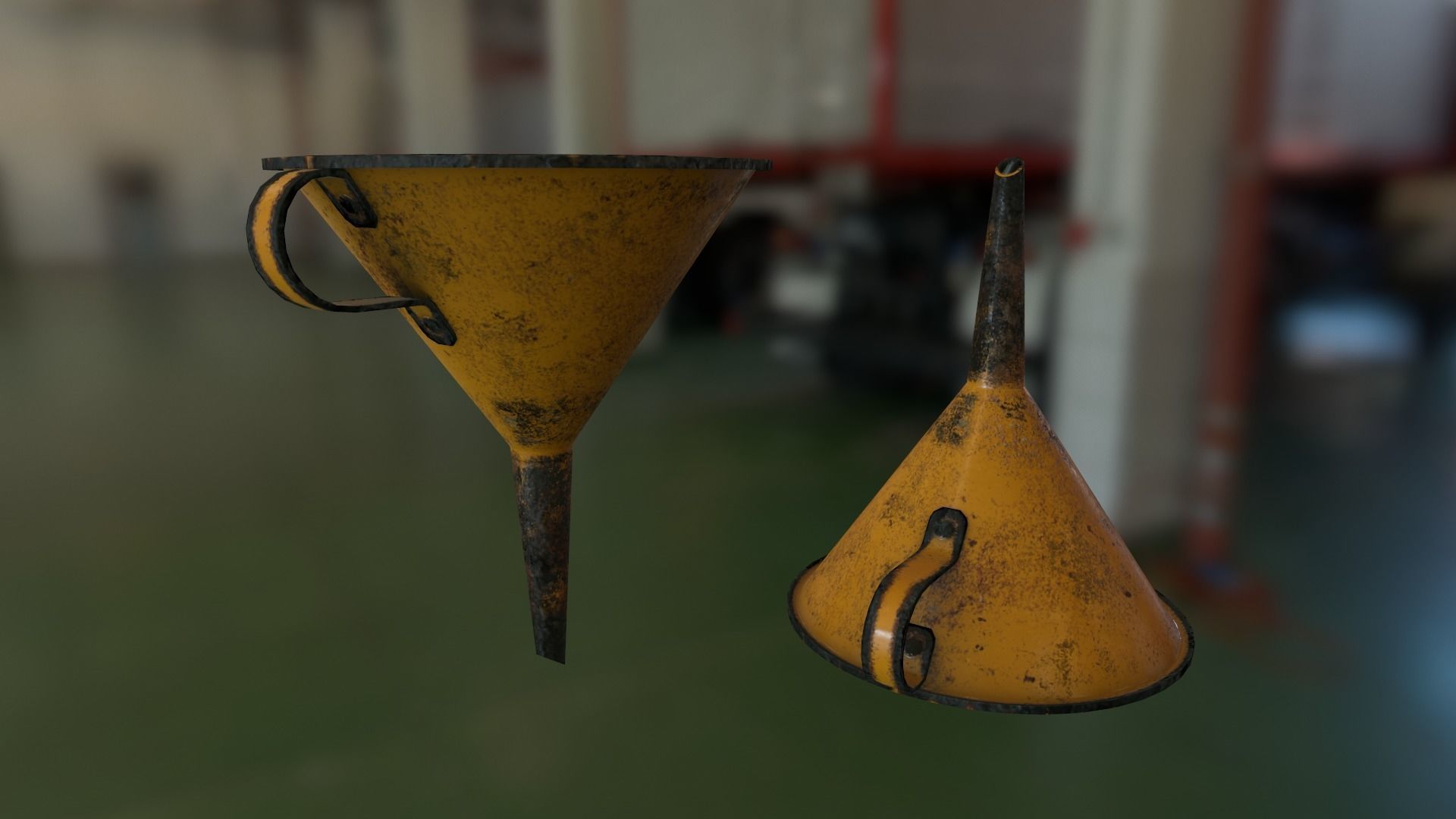 Funnel V2 Low-poly 3D model_22