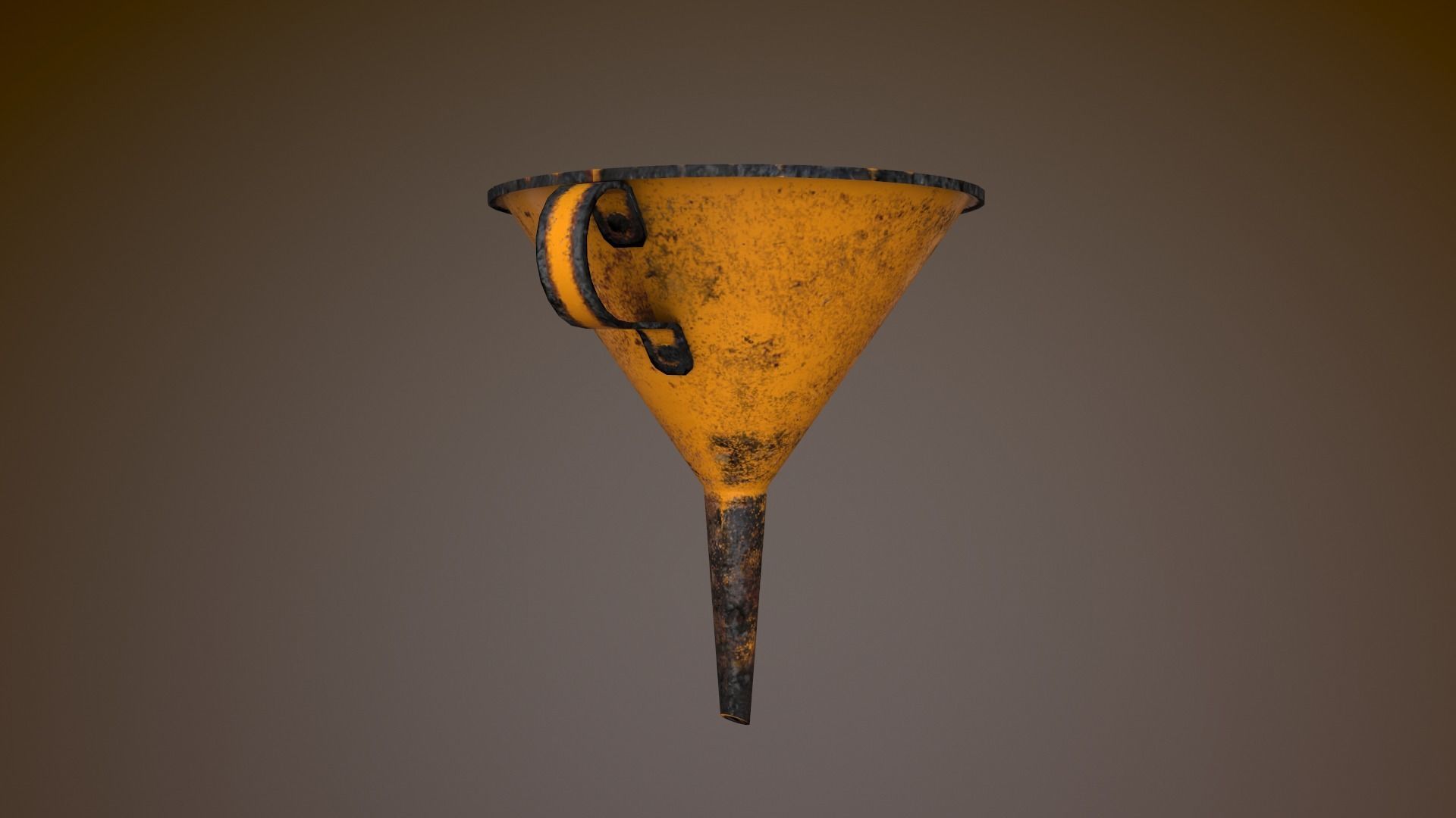 Funnel V2 Low-poly 3D model_9