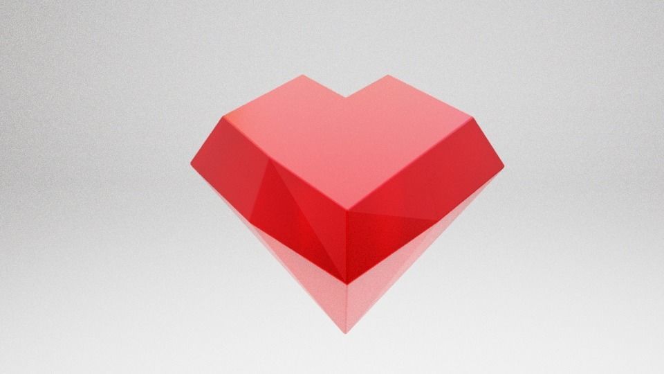 Diamonds Pack Low-poly 3D model_5