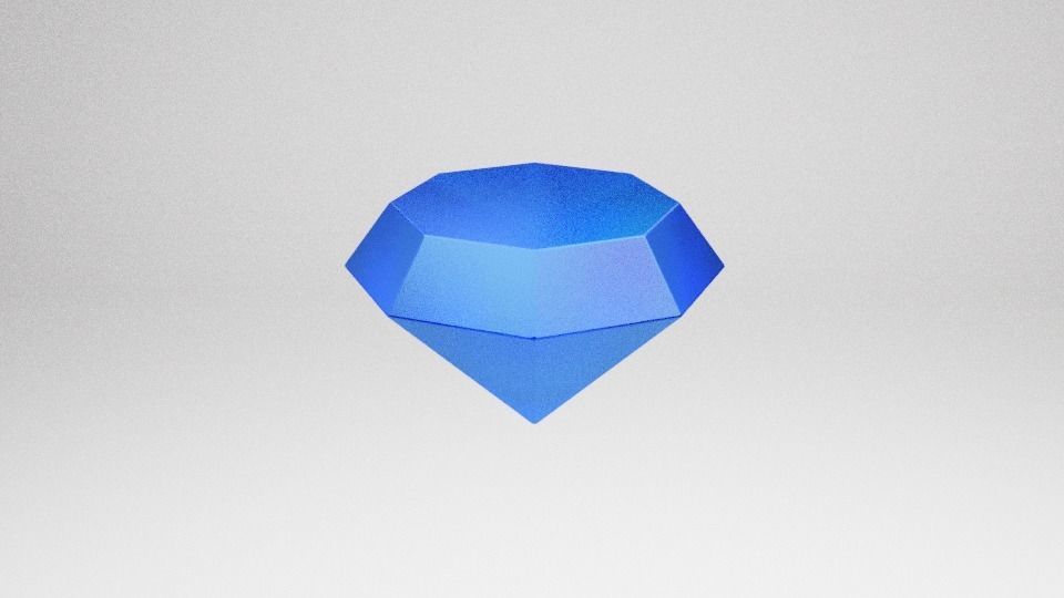 Diamonds Pack Low-poly 3D model_2