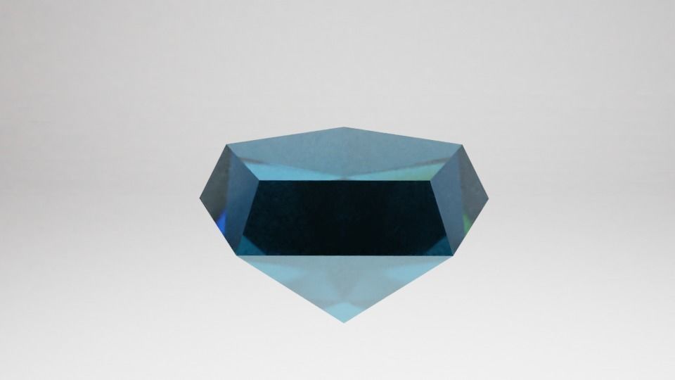 Diamonds Pack Low-poly 3D model_6