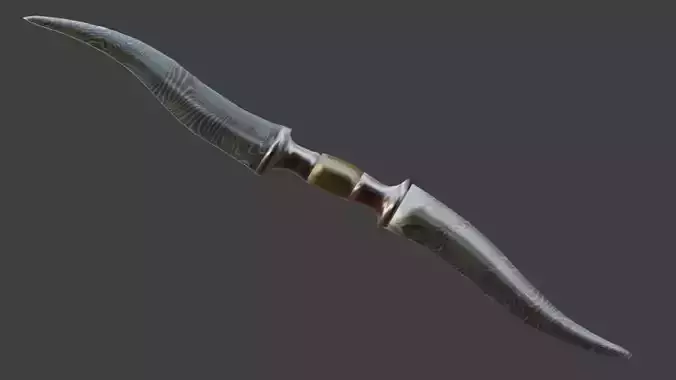 Haladie sword with wooden handle