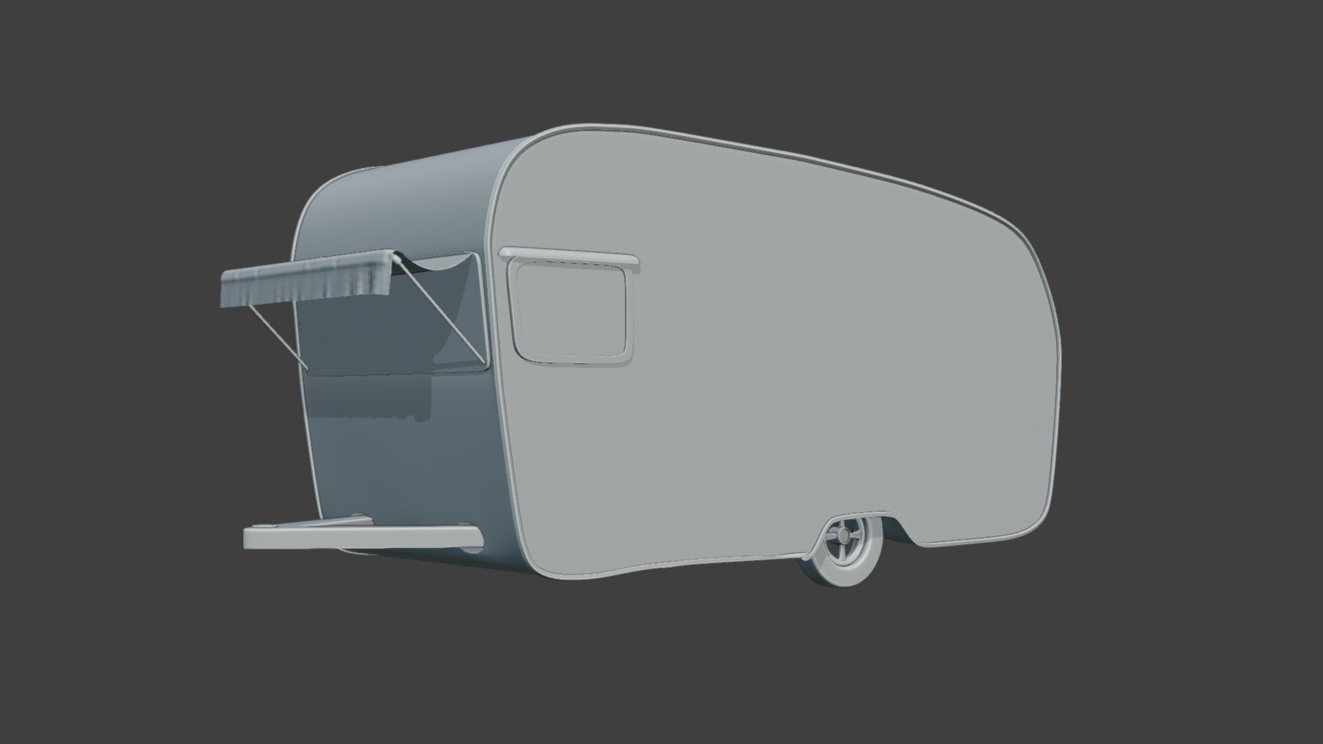 Camper Trailer 3D model_6