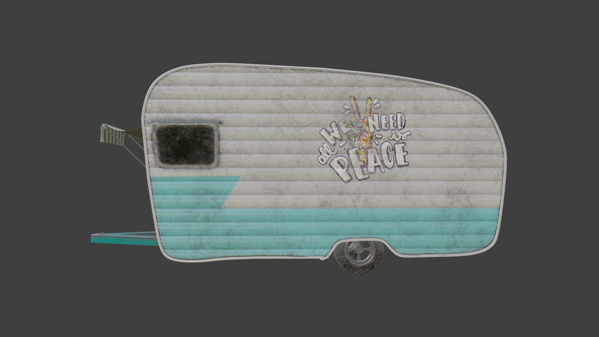 Camper Trailer 3D model_3