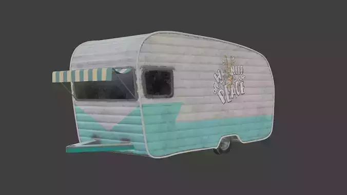 Camper Trailer 3D model