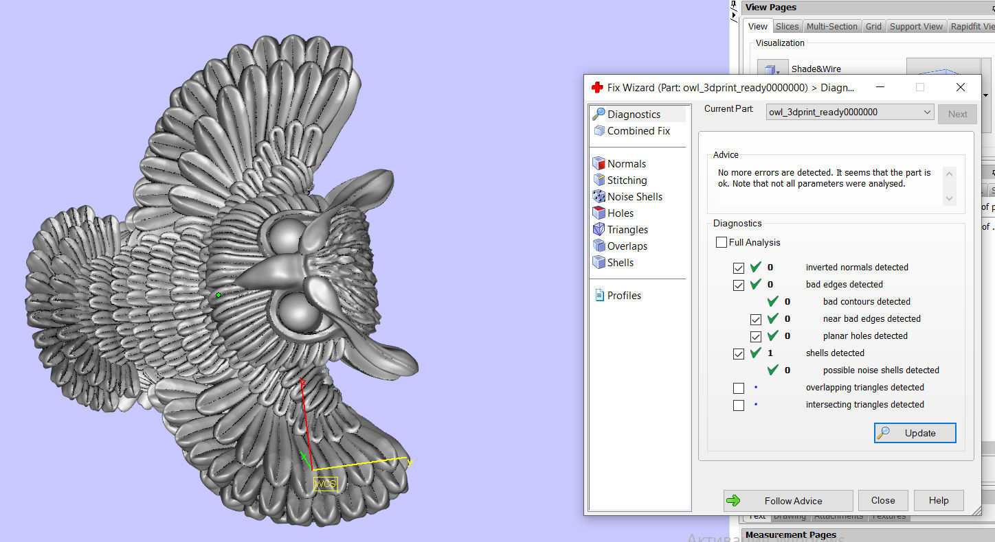 Owl pendant 3D print model 3D print model_3