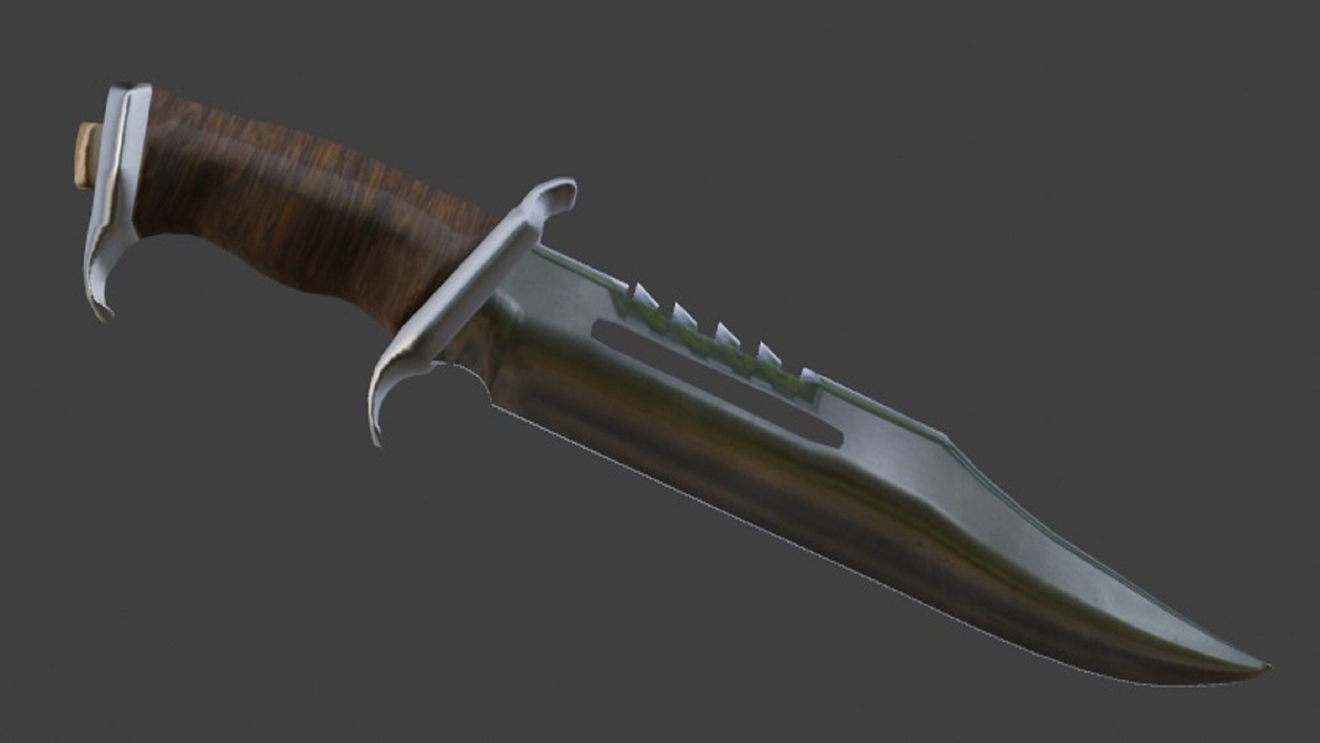Bowie Knife 3D model_1