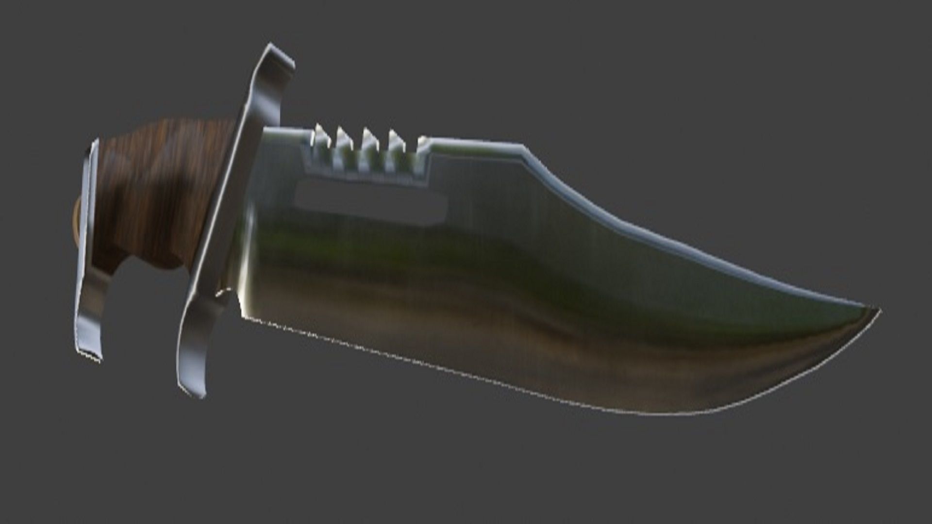 Bowie Knife 3D model_2
