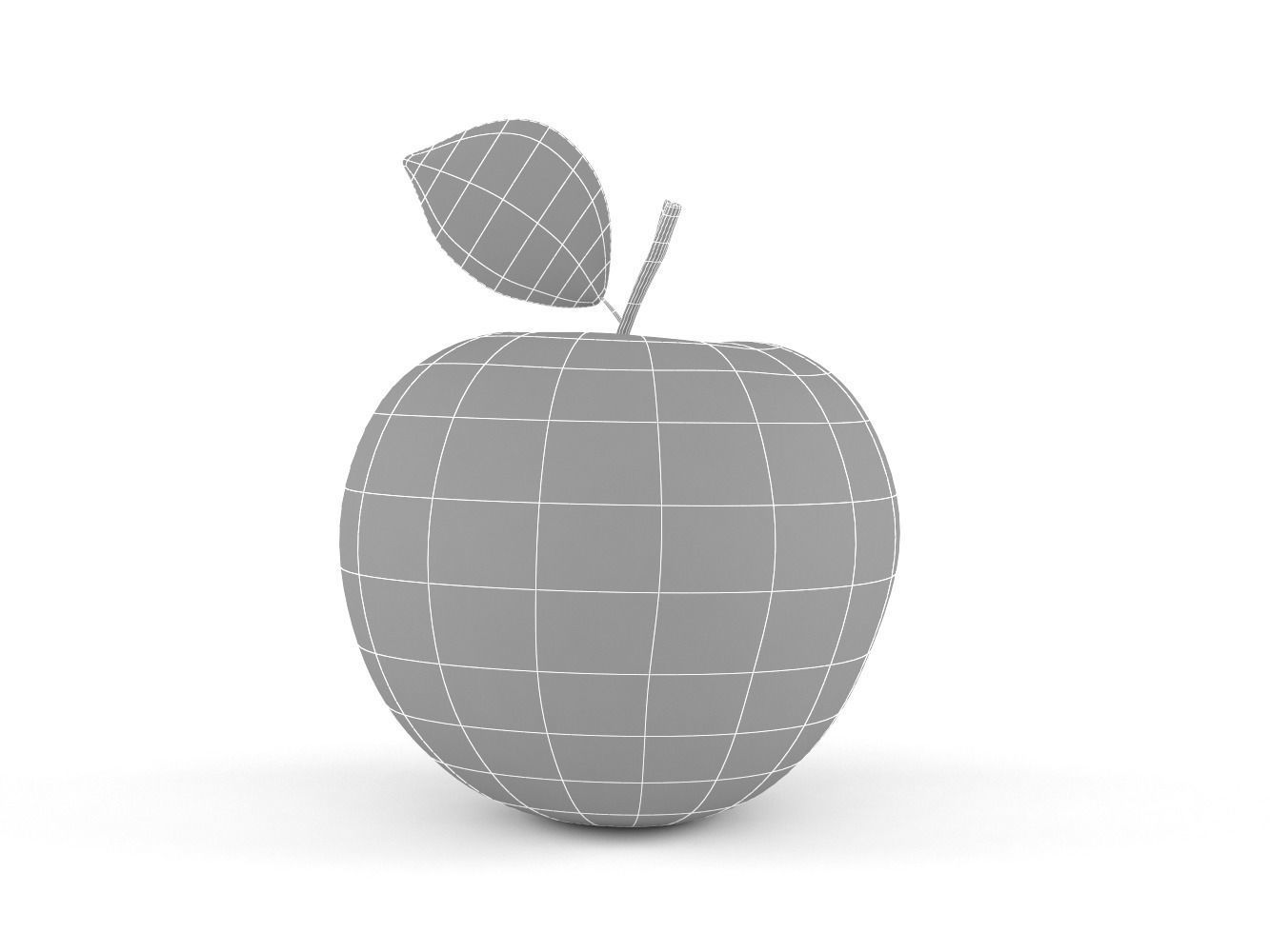 Apple 3D model_7