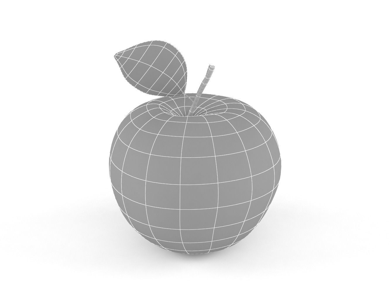 Apple 3D model_8