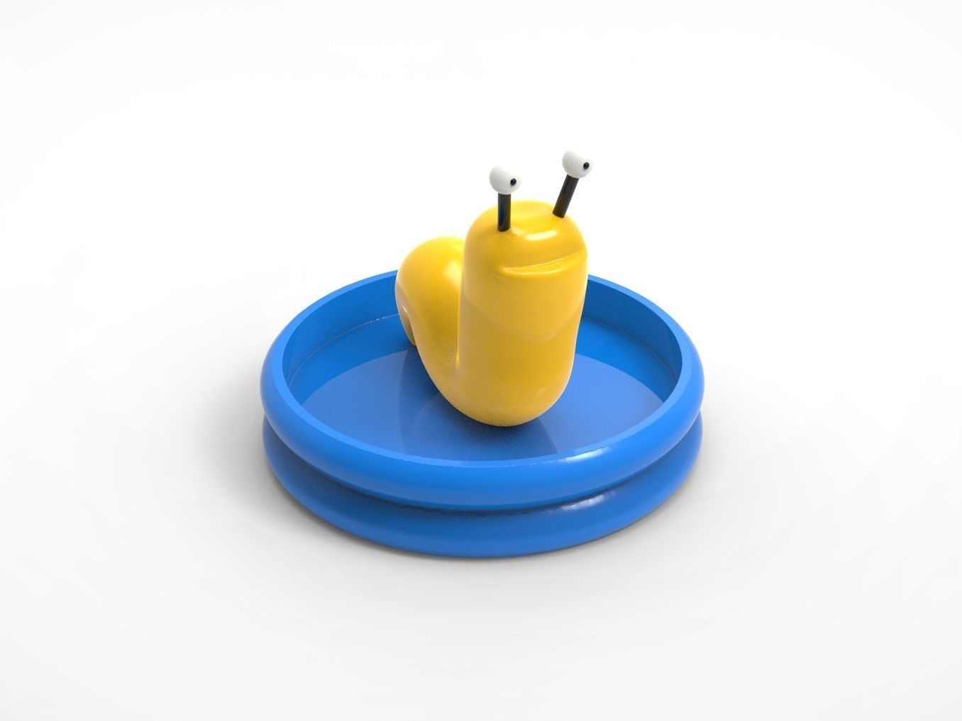 Bobs Burgers Pet Slug Slugaconda 3D print model_2