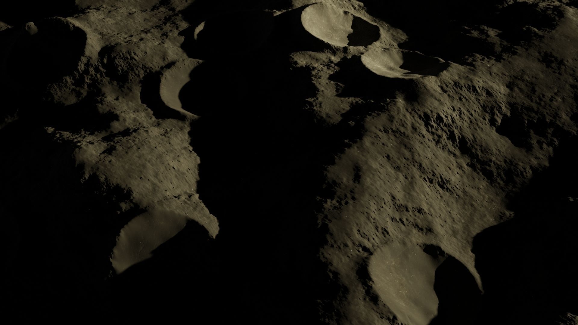 Moon crater 3D 3D model_14