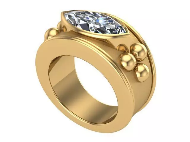 Extremely Very Big Huge Wide Ring 3D print model_0