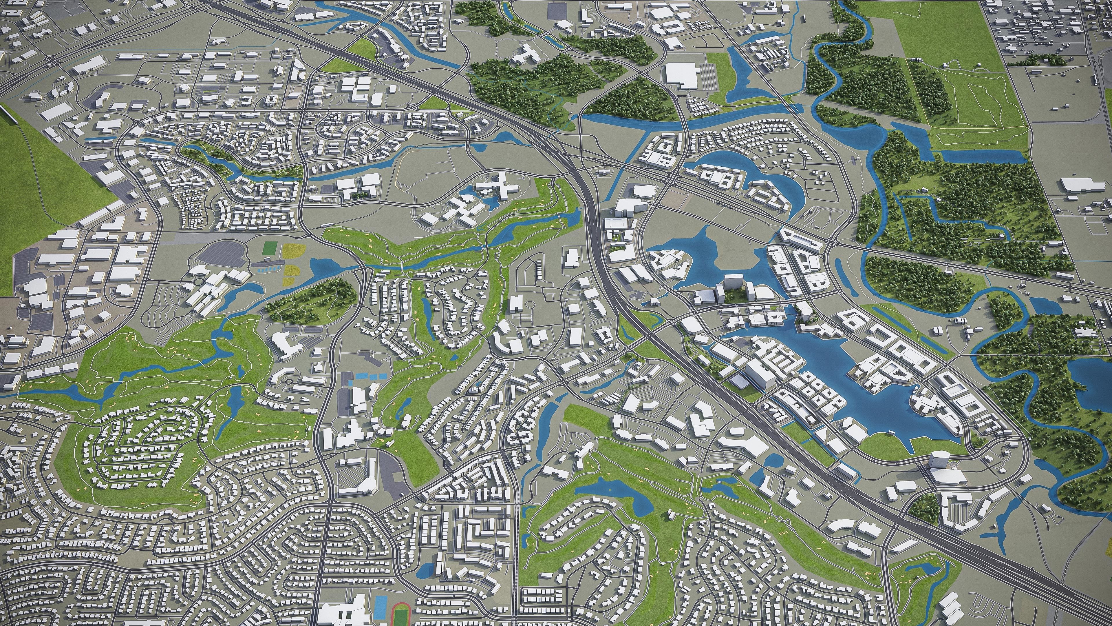 Irving Low-poly 3D model_4