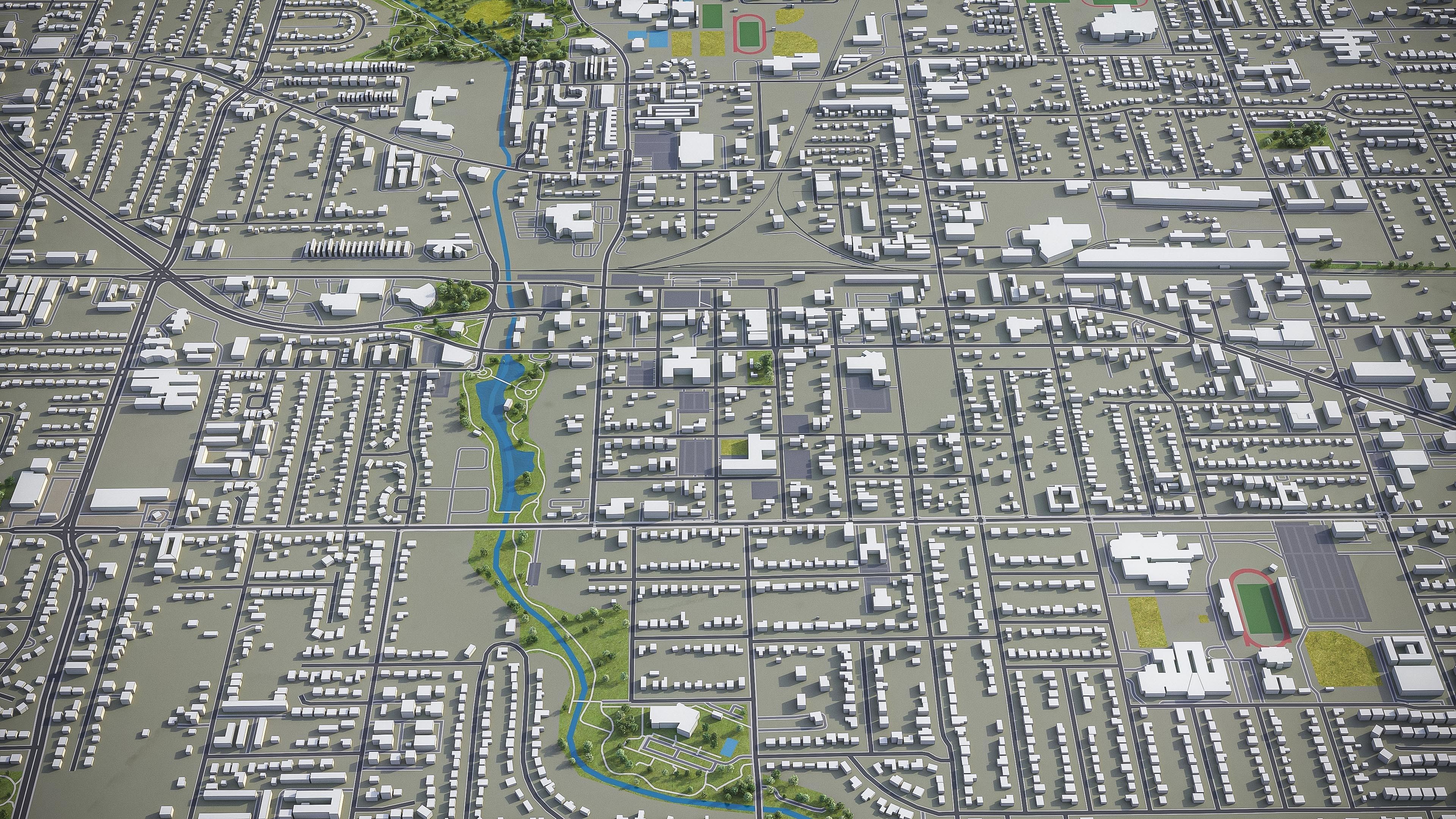 Irving Low-poly 3D model_2