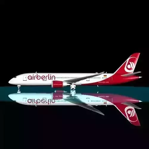 Air Berlin 787-8 Dreamliner 3D model