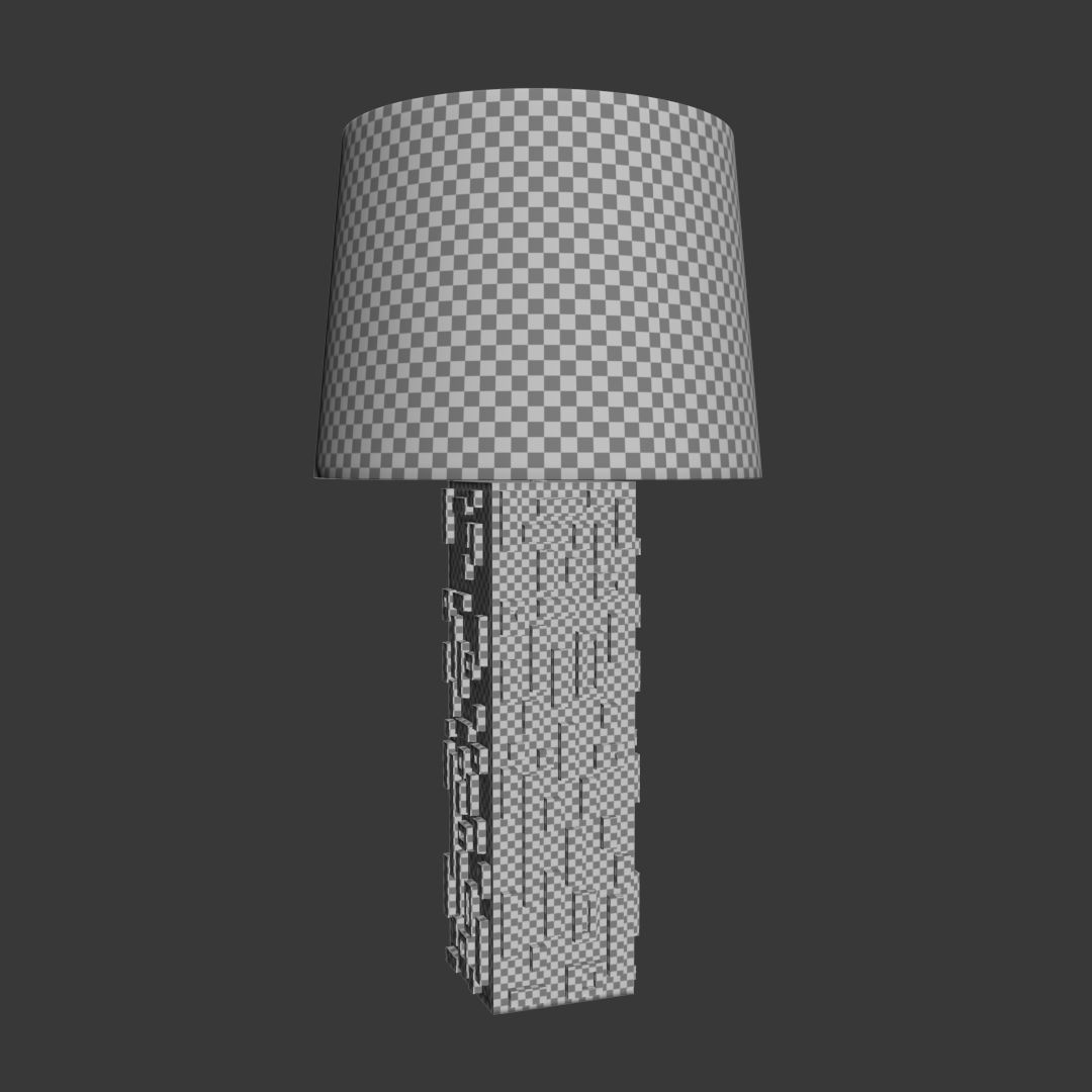 Lamp Labergere Vauban  3D model_4