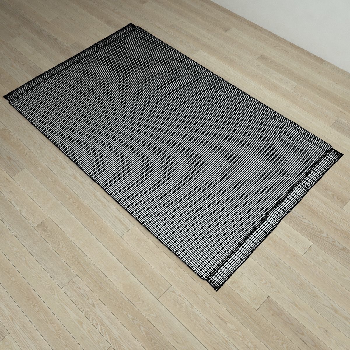 Moroccan Beni Ouarain rug 3D model 3D model_4