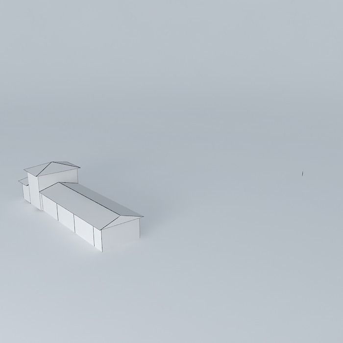 Train station 3D model_3